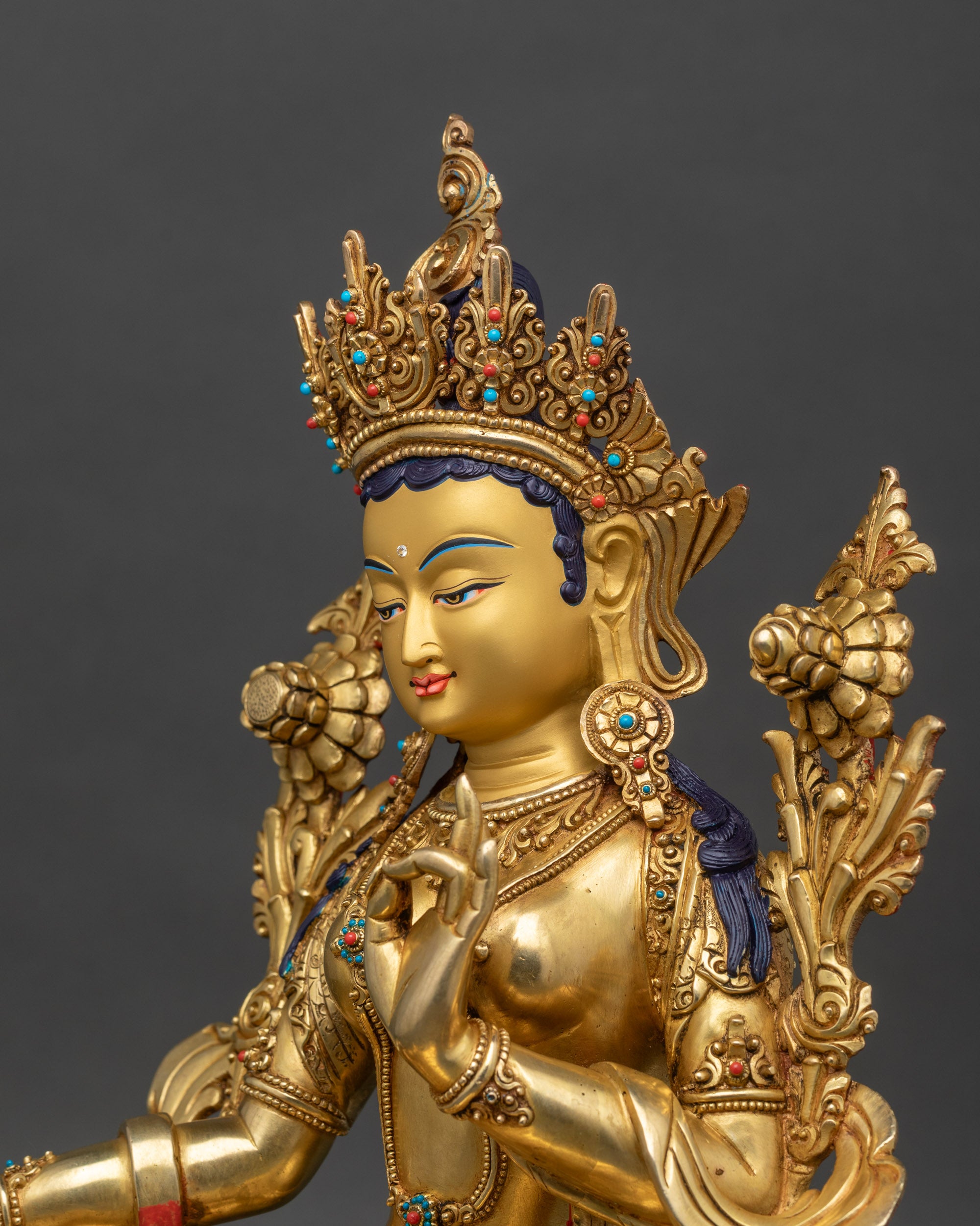 Green Tara Statue