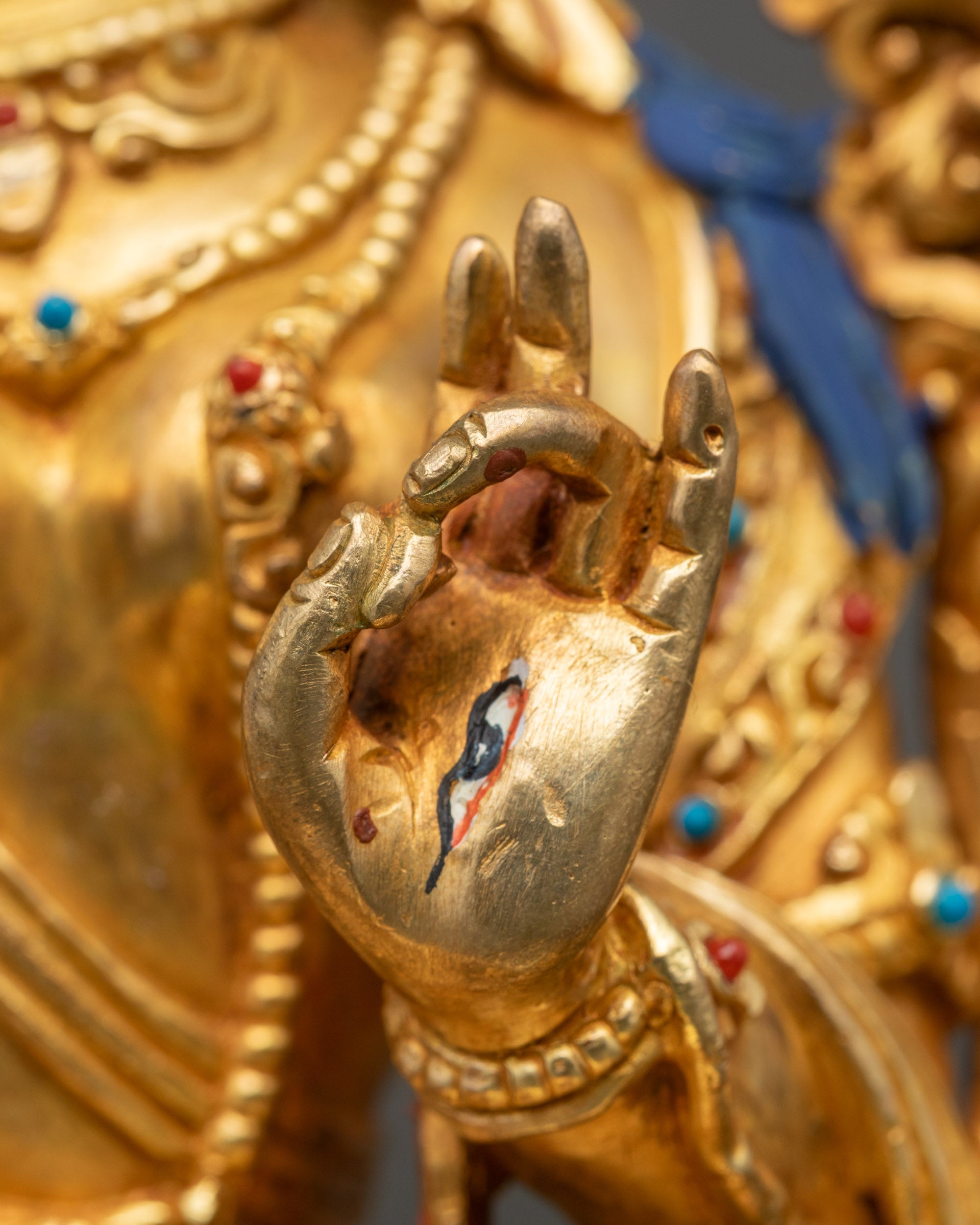 White Tara Sculpture- Buddhist Goddess of Healing Energy