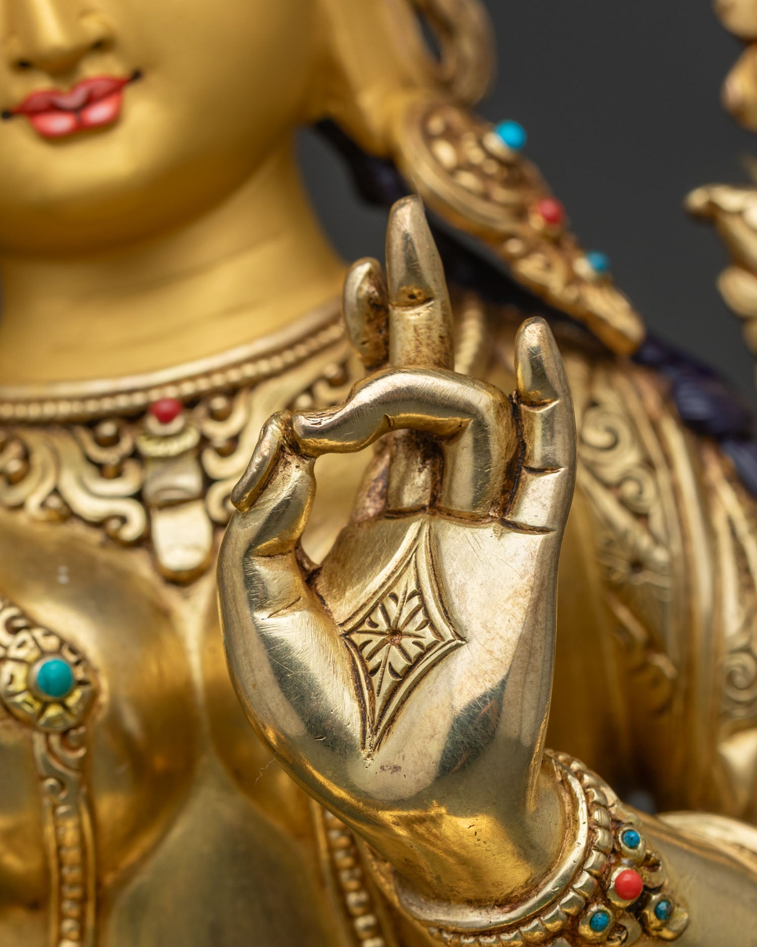 Authentic Green Tara Statue for Meditation & Spiritual Practice