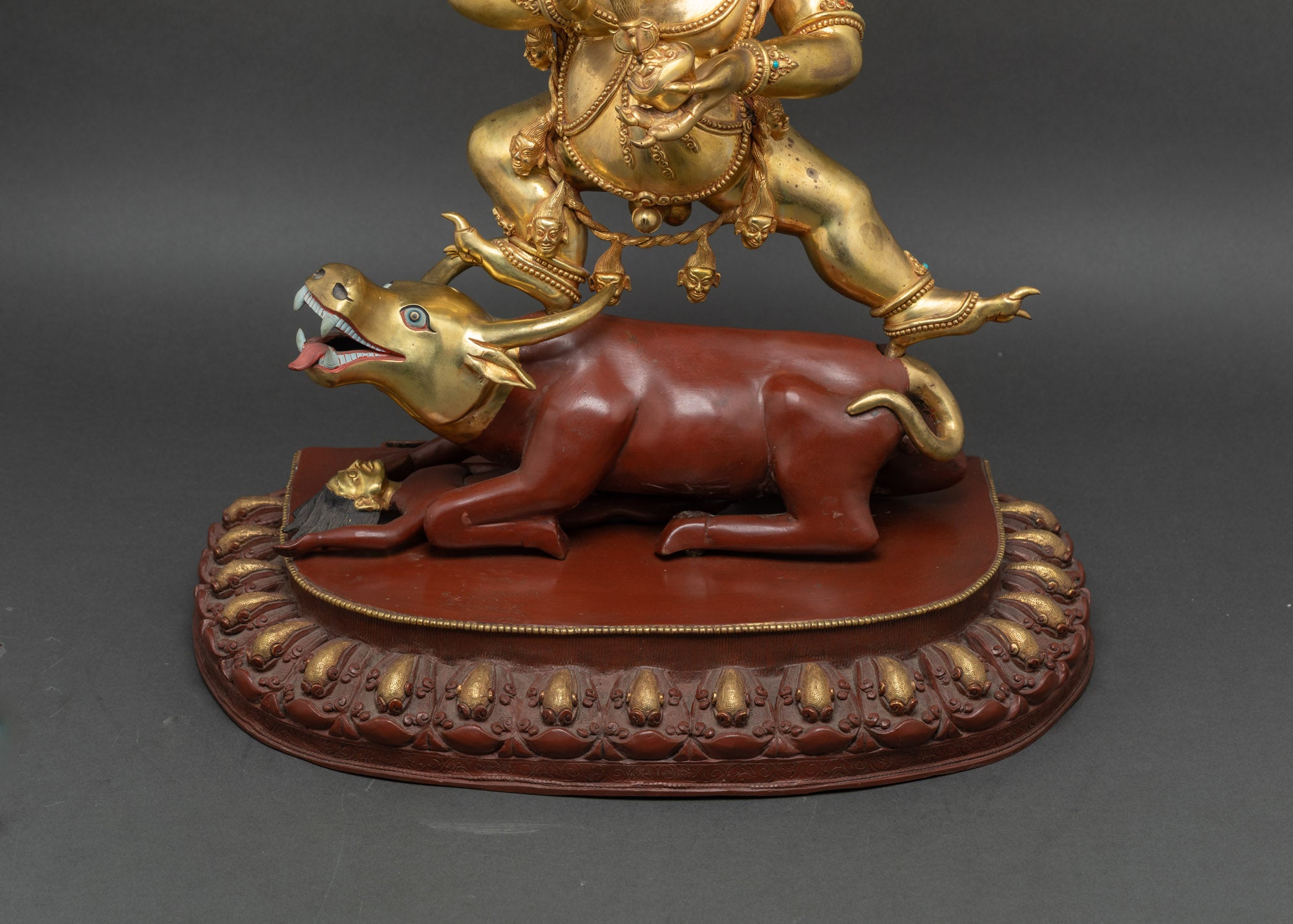 Conqueror of Death Yamantaka Statue | Handmade Vajrabhairava Sculpture