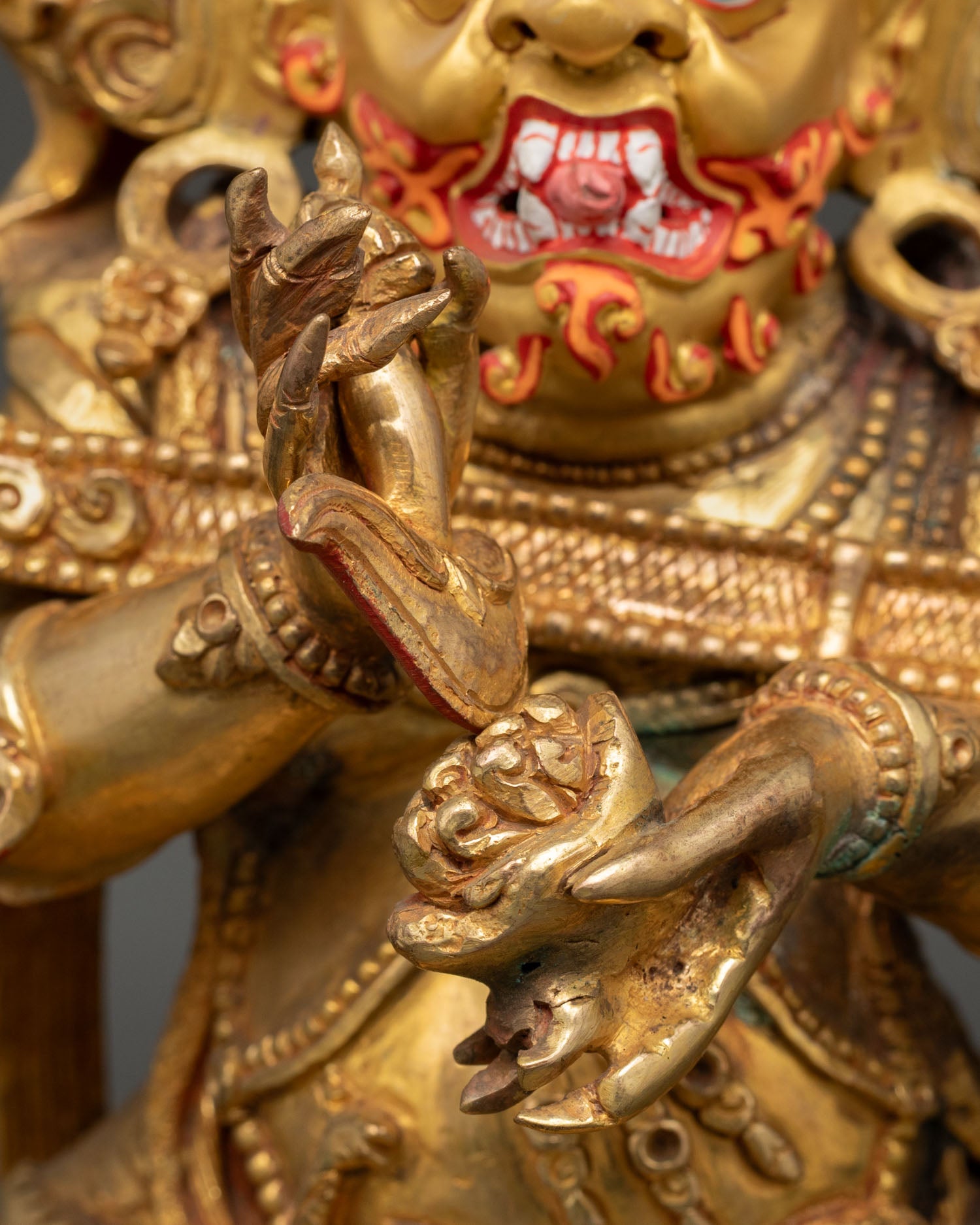 Sakya Mahakala Statue | Nepalese Spiritual Decor
