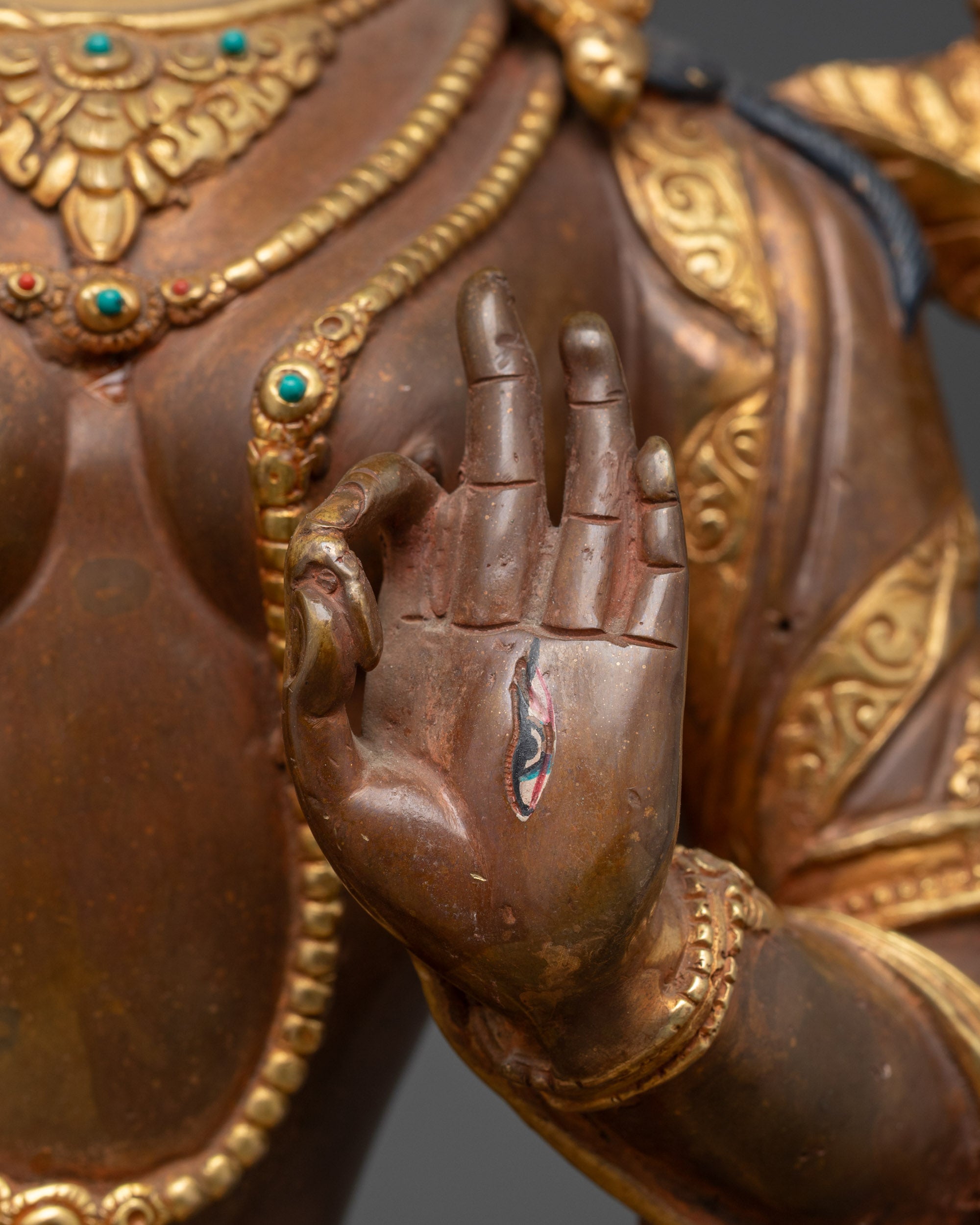 Handcrafted Sapta Lochani White Tara – Tibetan Buddhist Goddess Statue