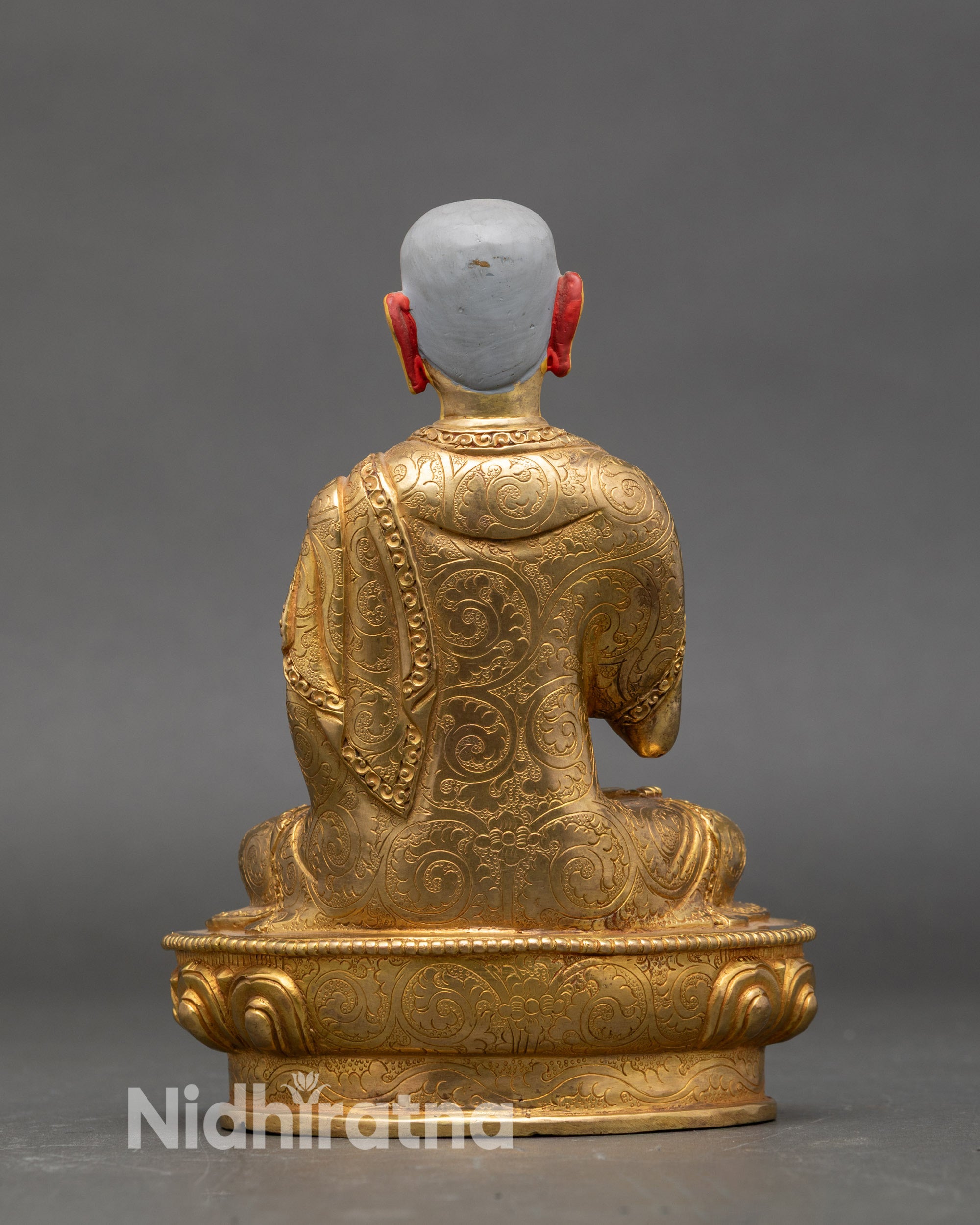 Je Tsongkhapa Statue Set – Handmade Buddhist Master Figures
