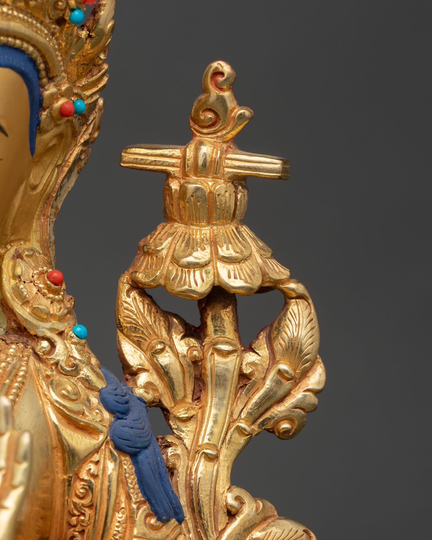 Buddhist Manjushri Statue | Handmade in Nepal