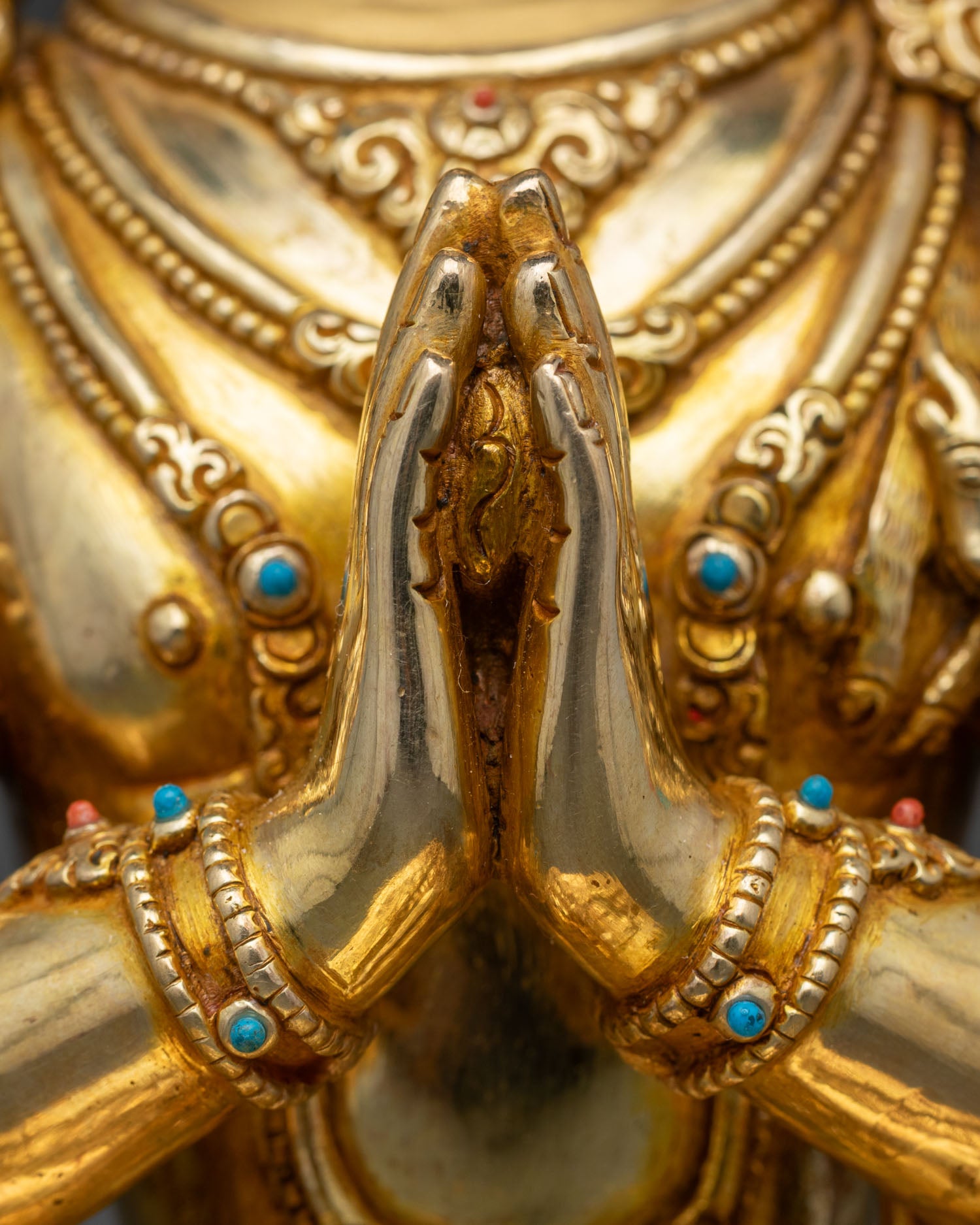 Chenrezig Statue | Buddhist Meditation Decor from Nepal