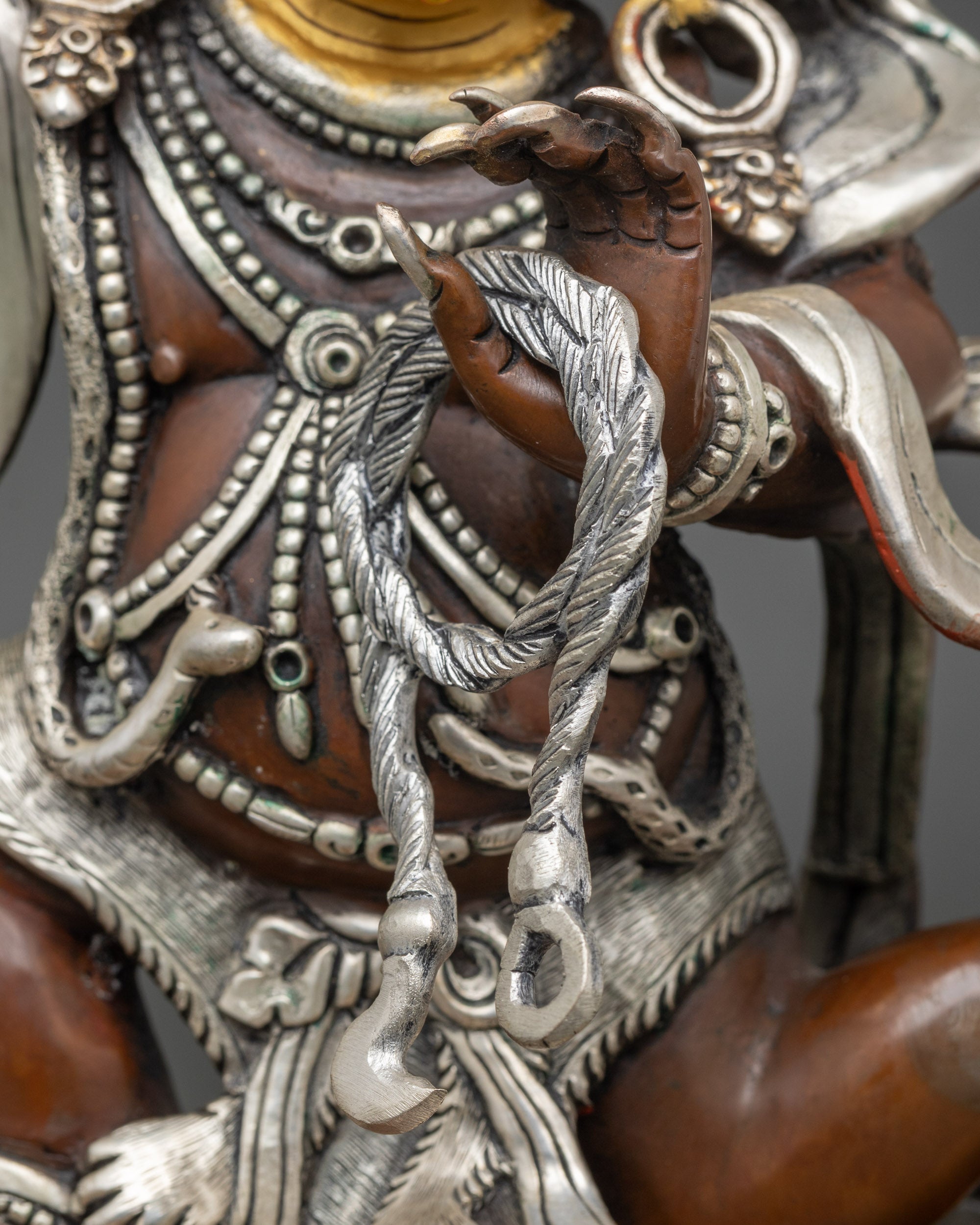 Achala Buddhist Protector Figurine | Handcrafted Copper Statue Nepal