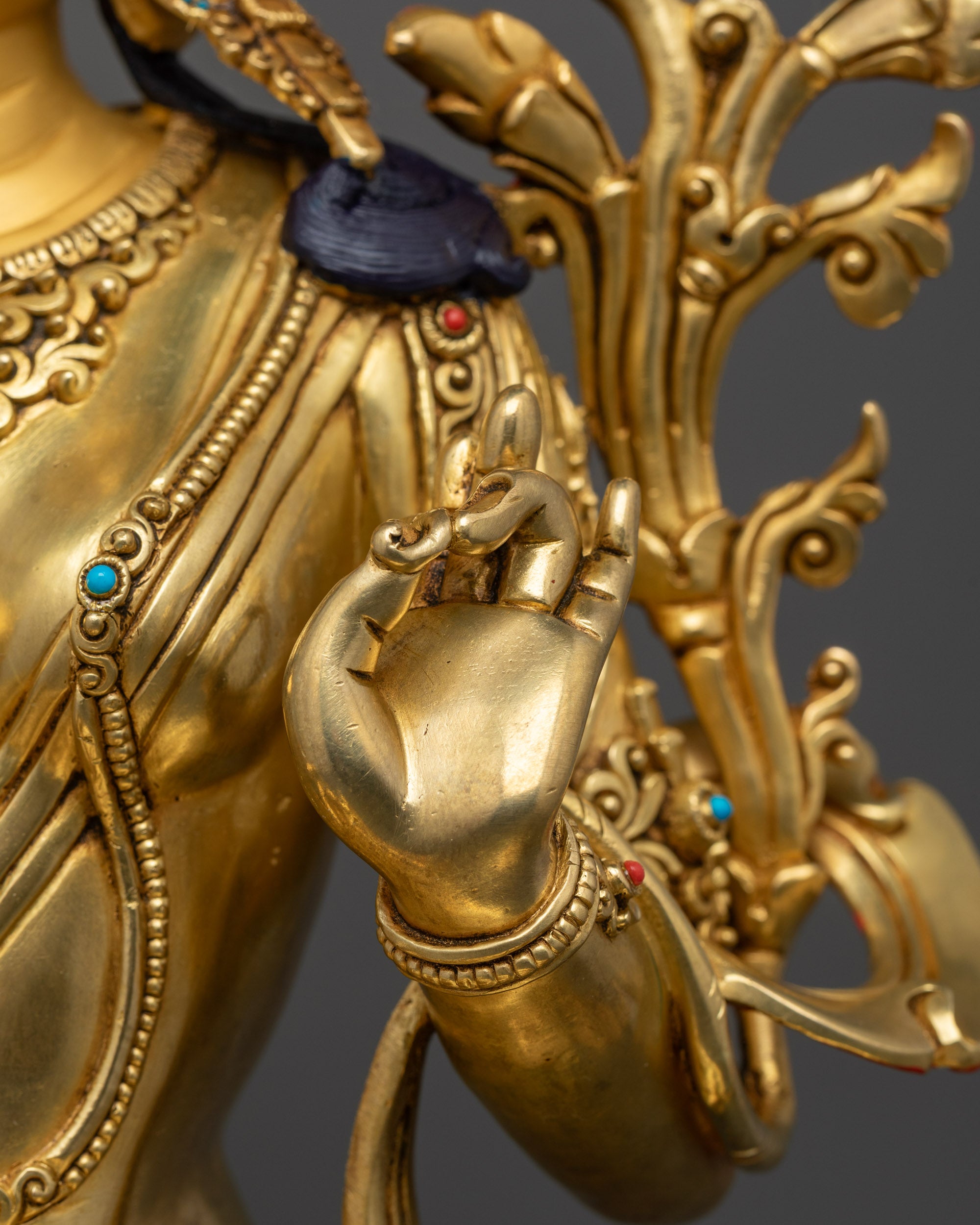 17" Premium Green Tara Statue | Symbol of Compassion and Protection