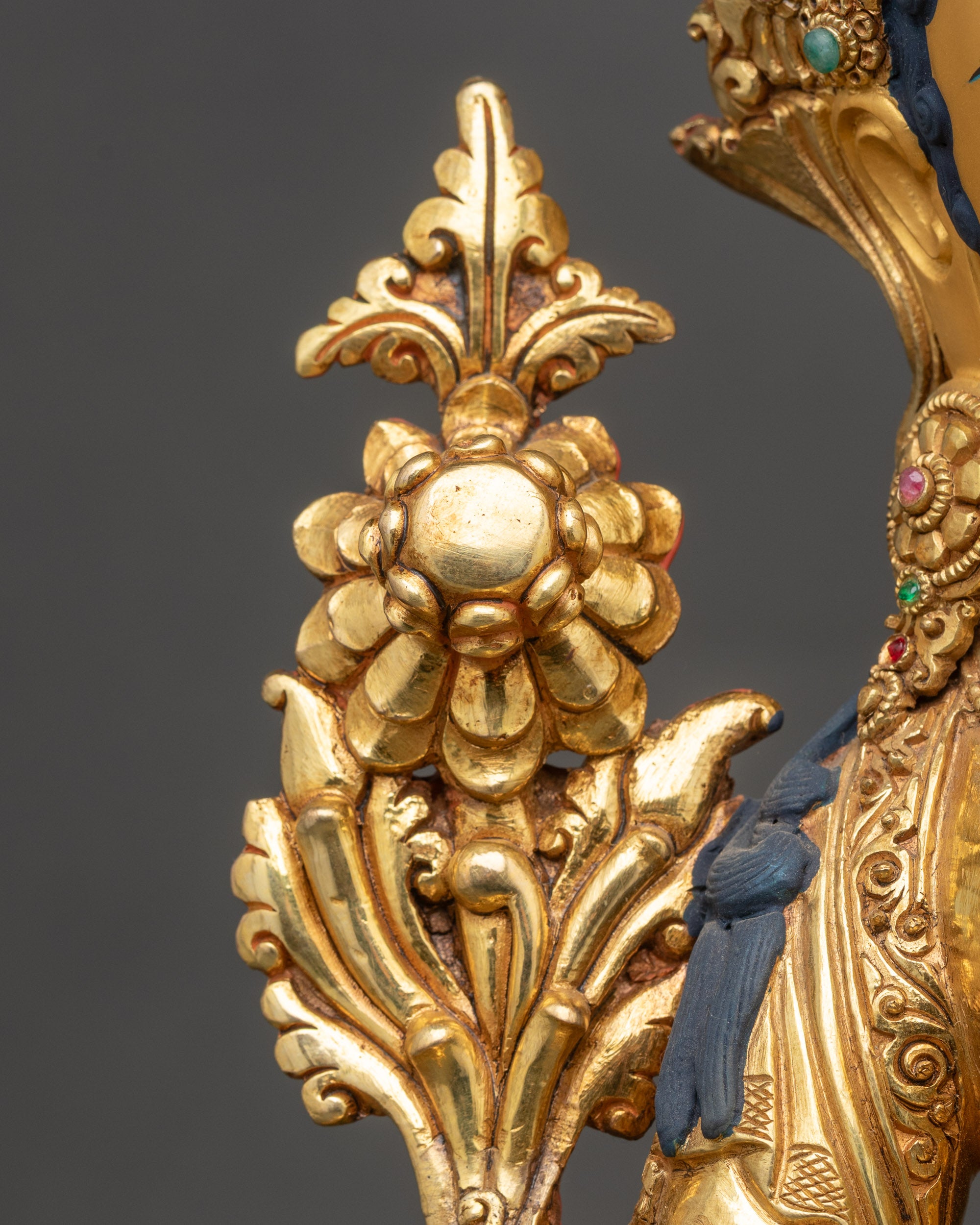 Premium Green Tara Sculpture | Authentic Buddhist Altar Piece