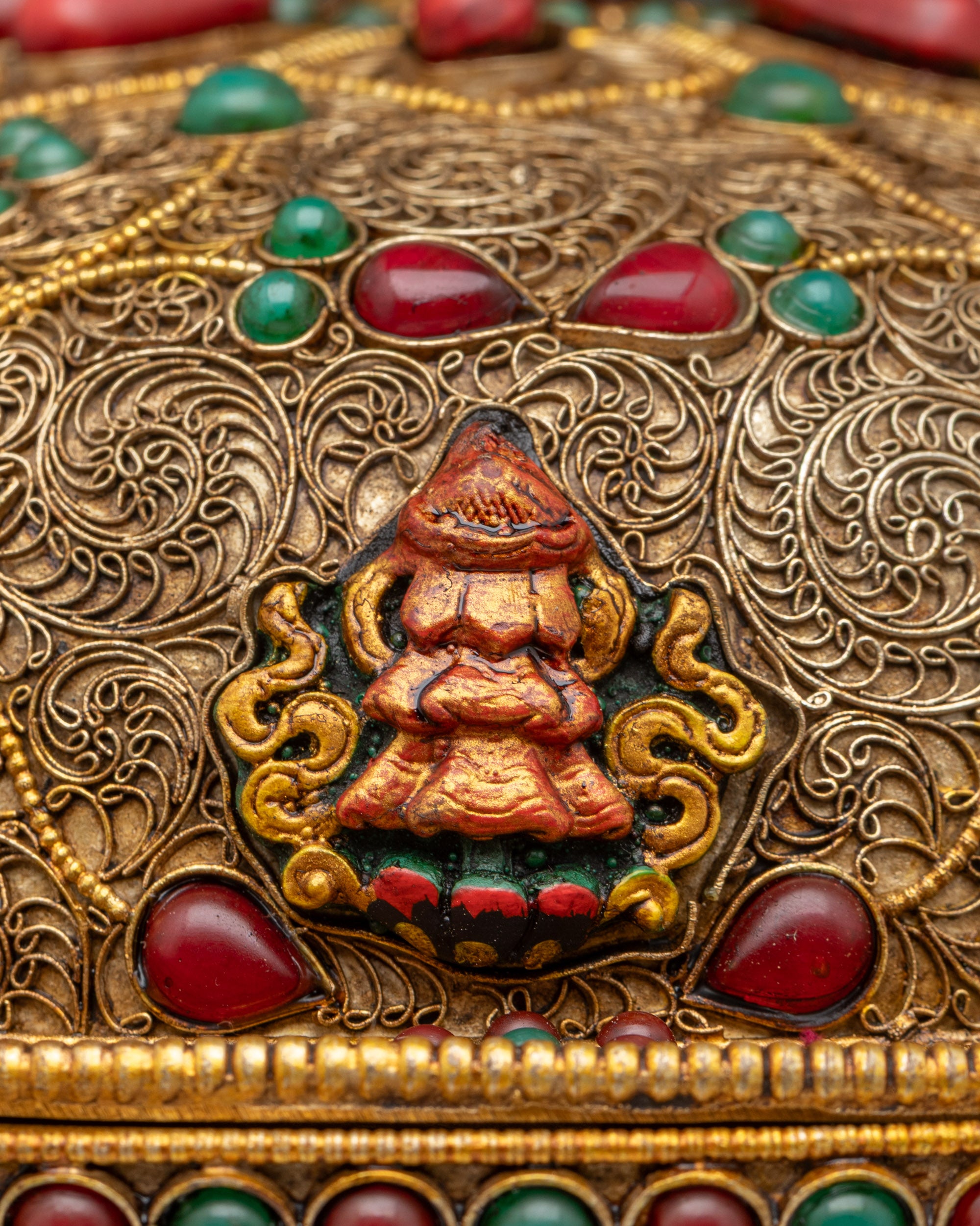 Auspicious Kapala Skull Cup | Sacred Ritual Offering Bowl Nepal