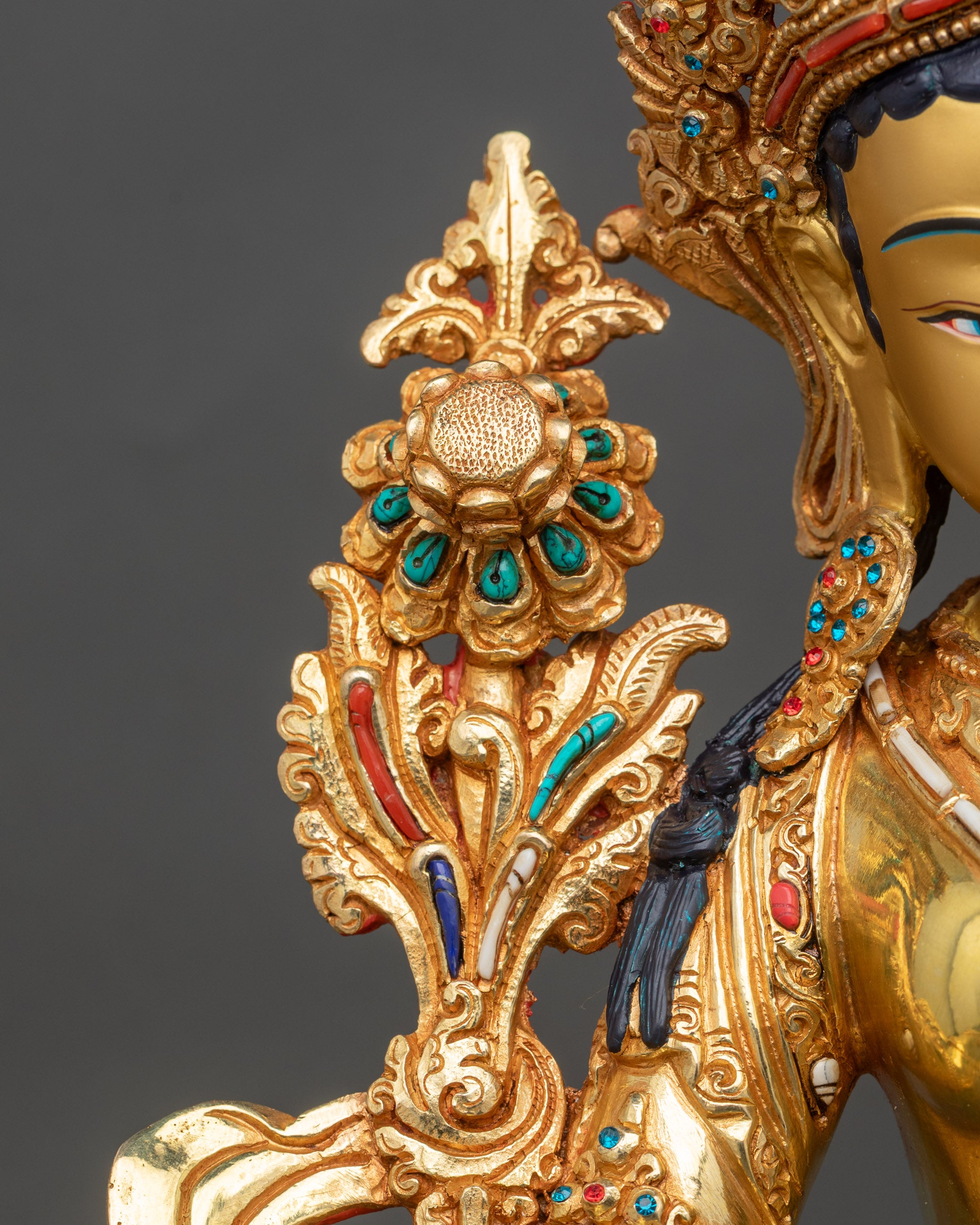 Green Tara Sculpture | Swift Liberator from Fear & Suffering