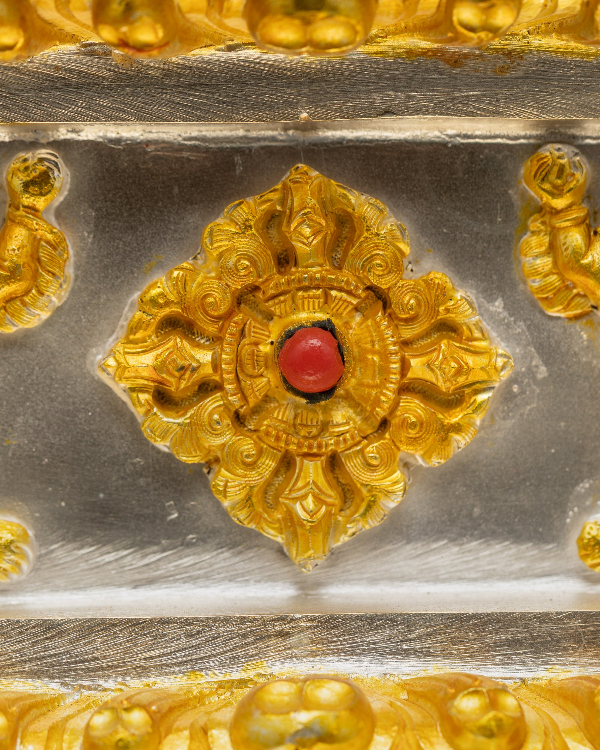 24K Gold-Plated Stupa | Sacred Buddhist Chorten Handmade in Nepal