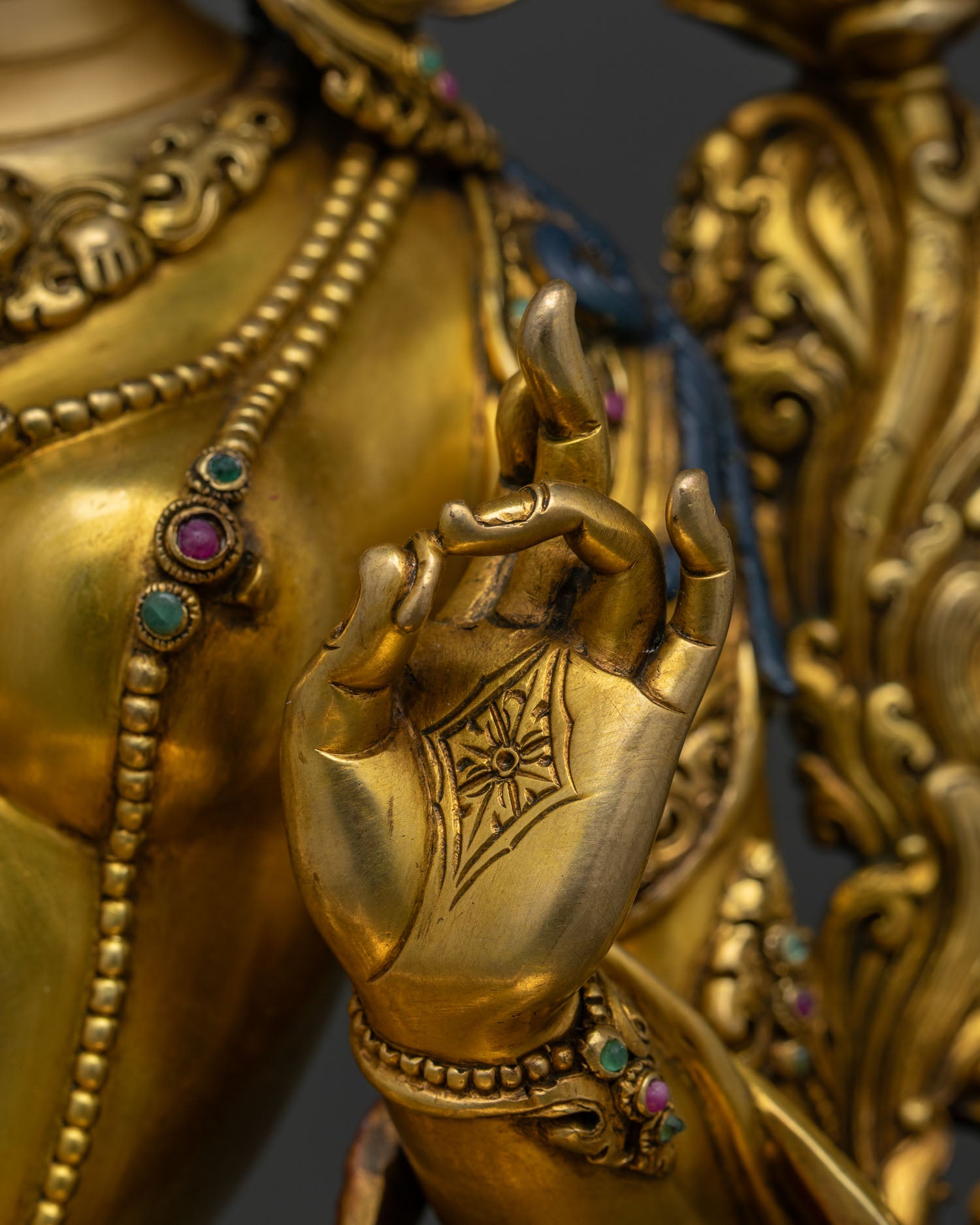 Green Tara Statue