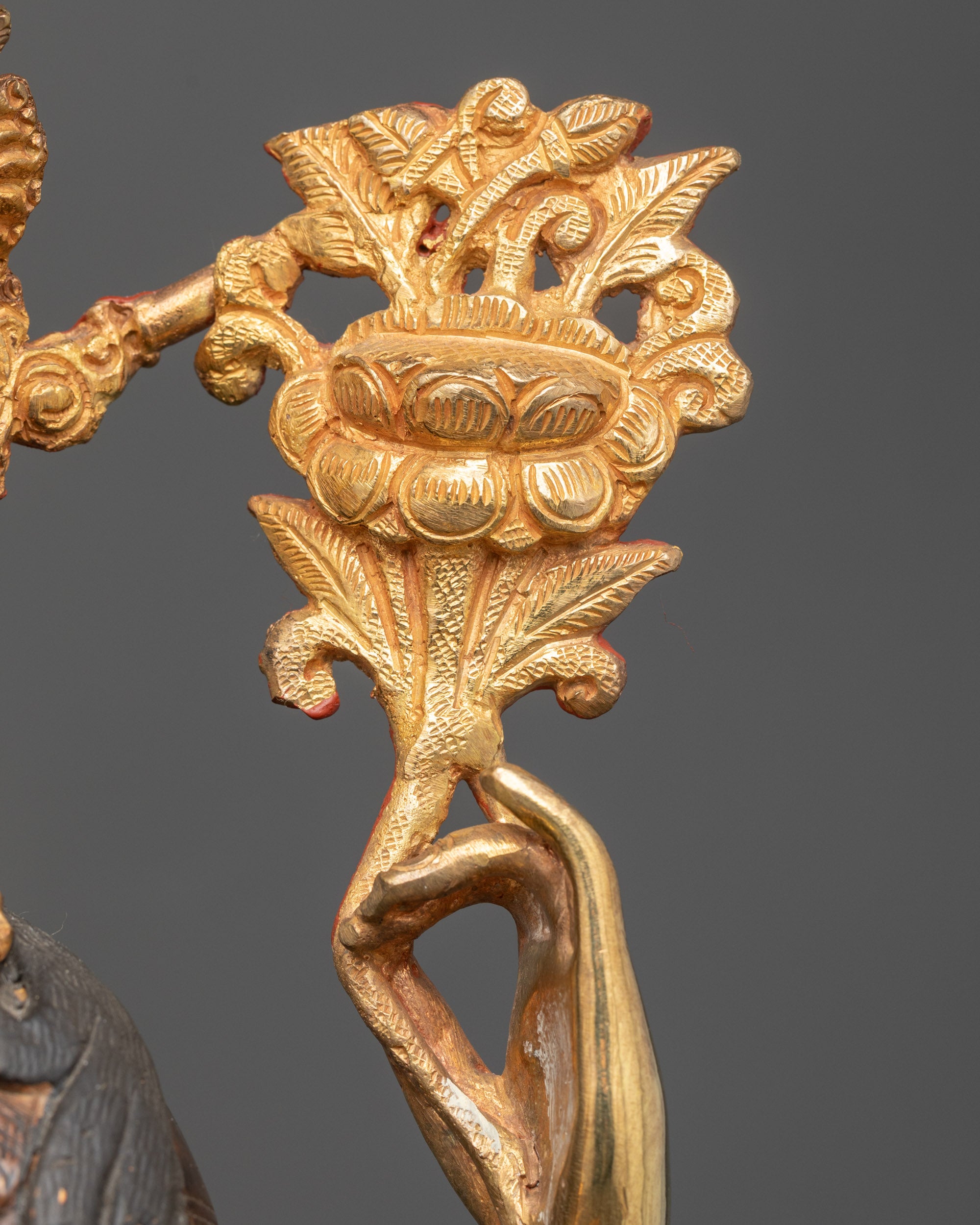 Four-armed Avalokiteshvara Statue | Sacred Tibetan Bodhisattva Idol