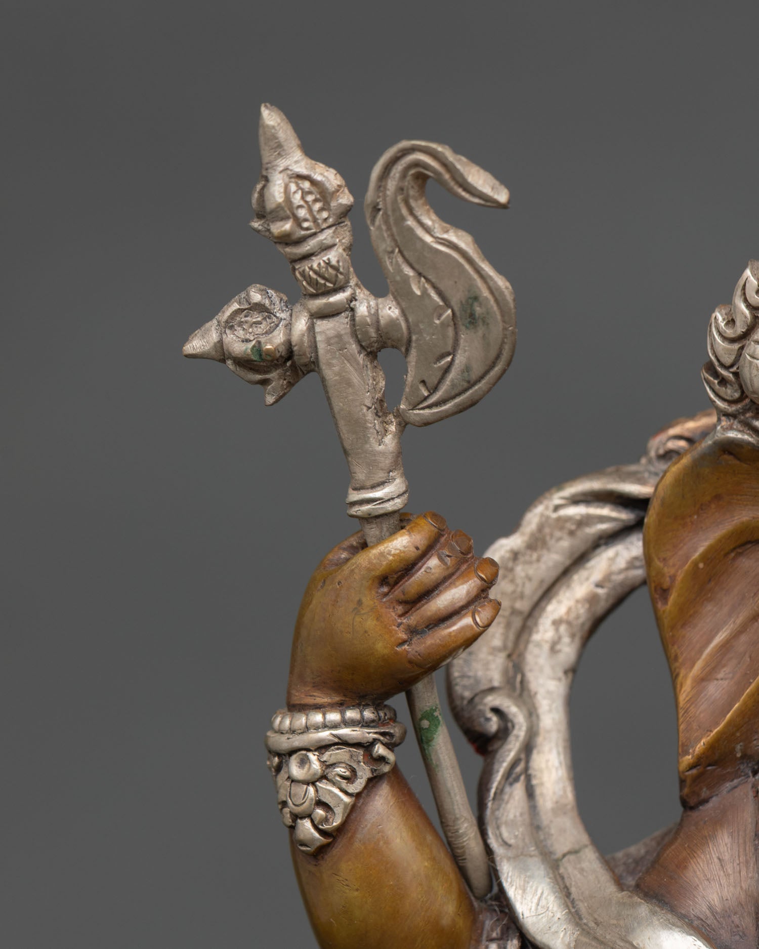 Ganesh Statue | Oxidized Copper Sculpture from Nepal