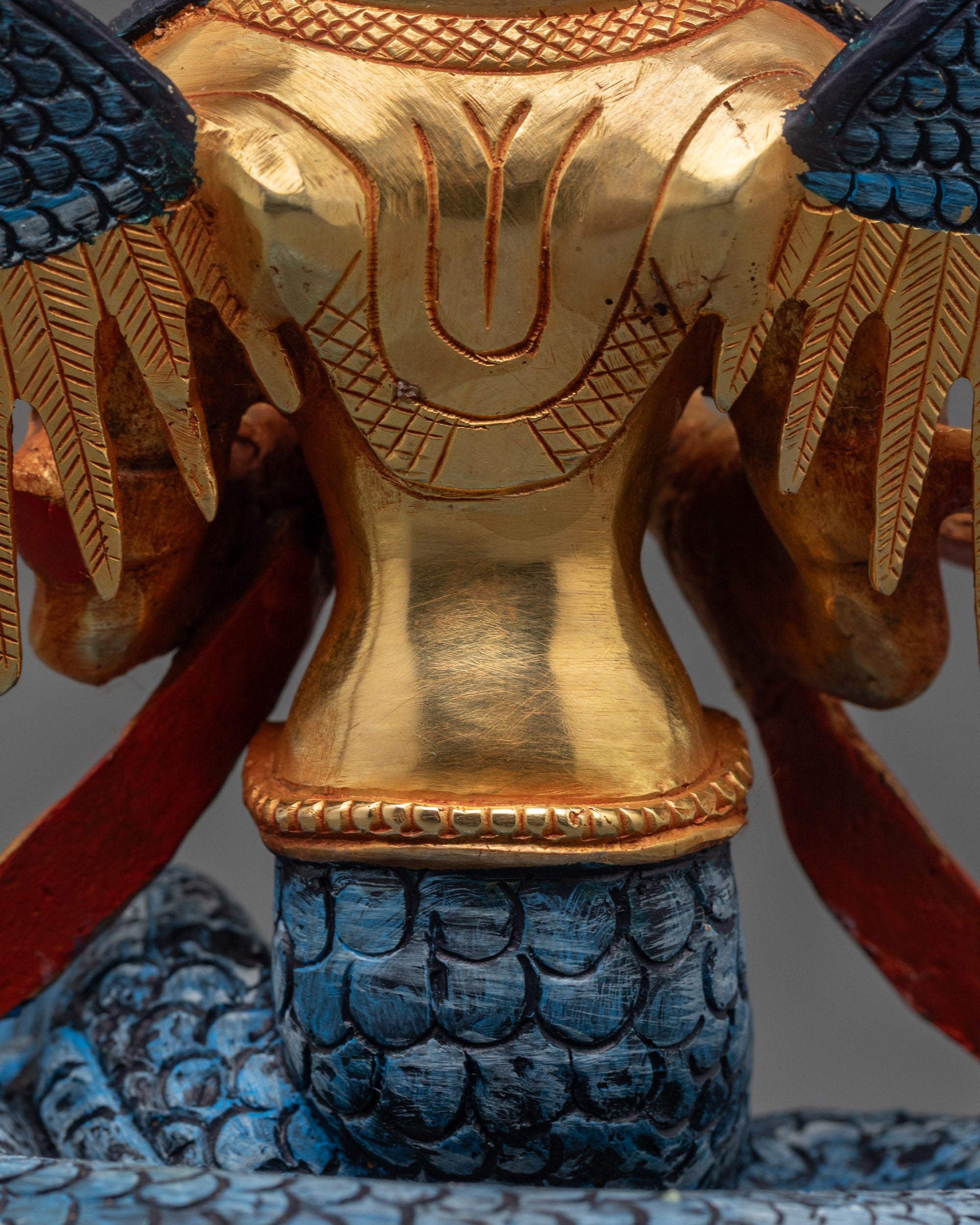 Exquisite Naga Kanya Sculpture | Spiritual Serpent Goddess Figurine