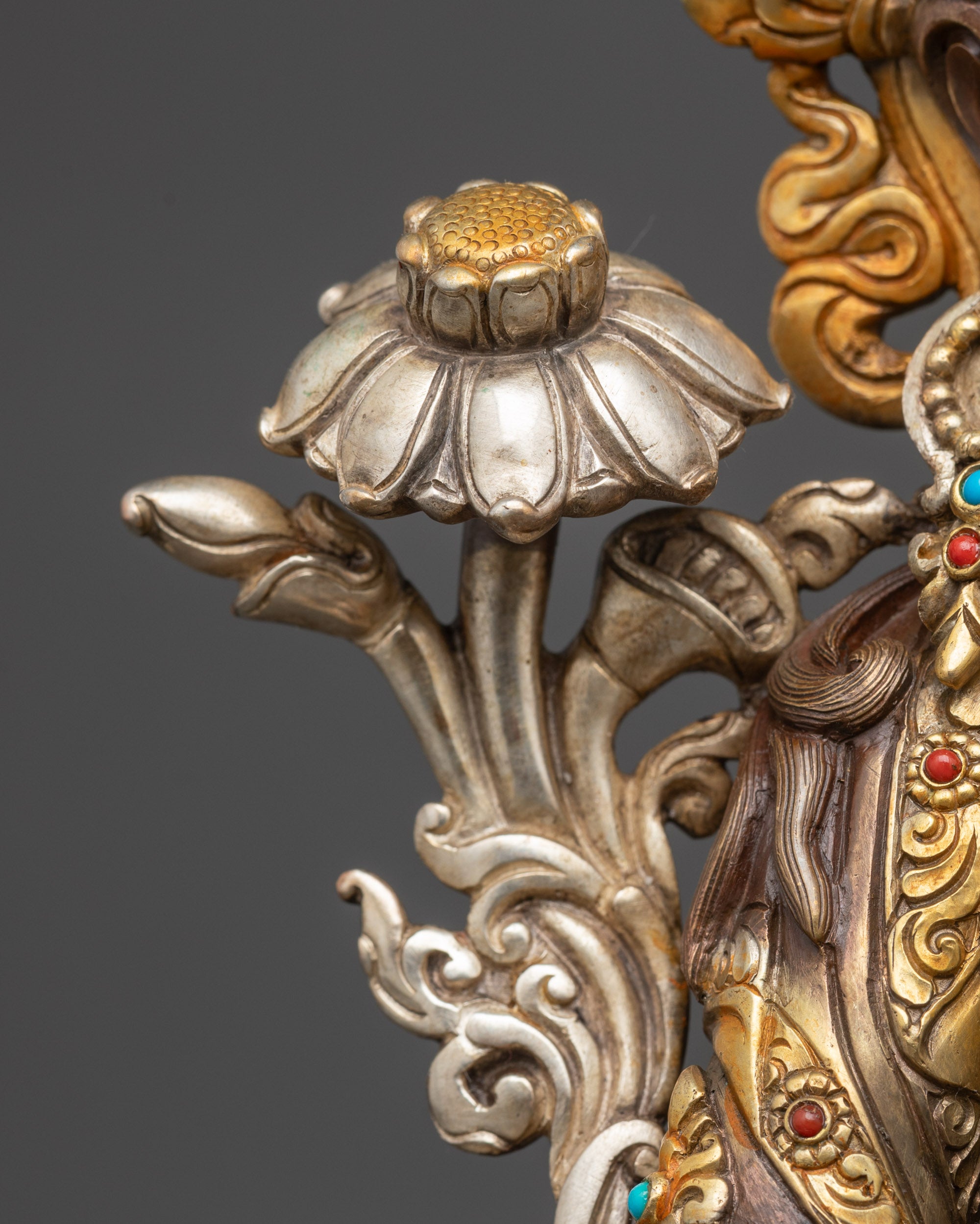 Oxidized Green Tara Sculpture | Authentic Buddhist Goddess Idol