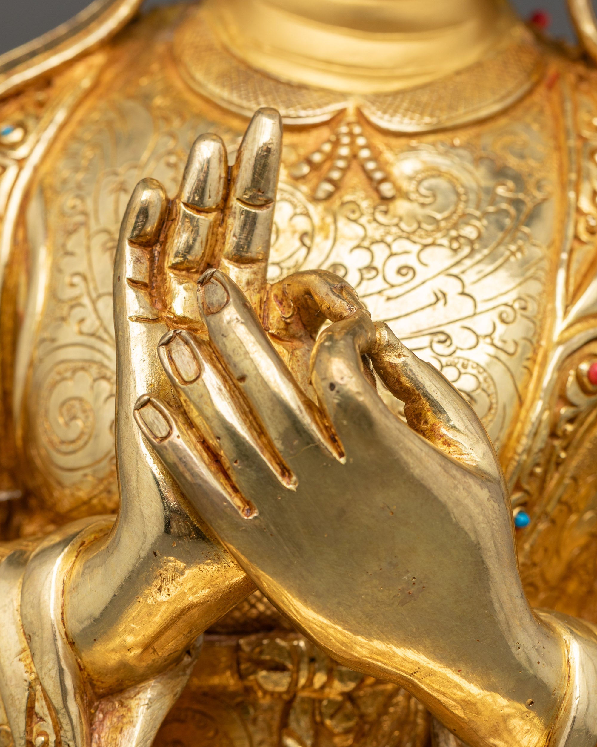 Venerable Master Atisha Statue | Lost-Wax Casted Art from Nepal