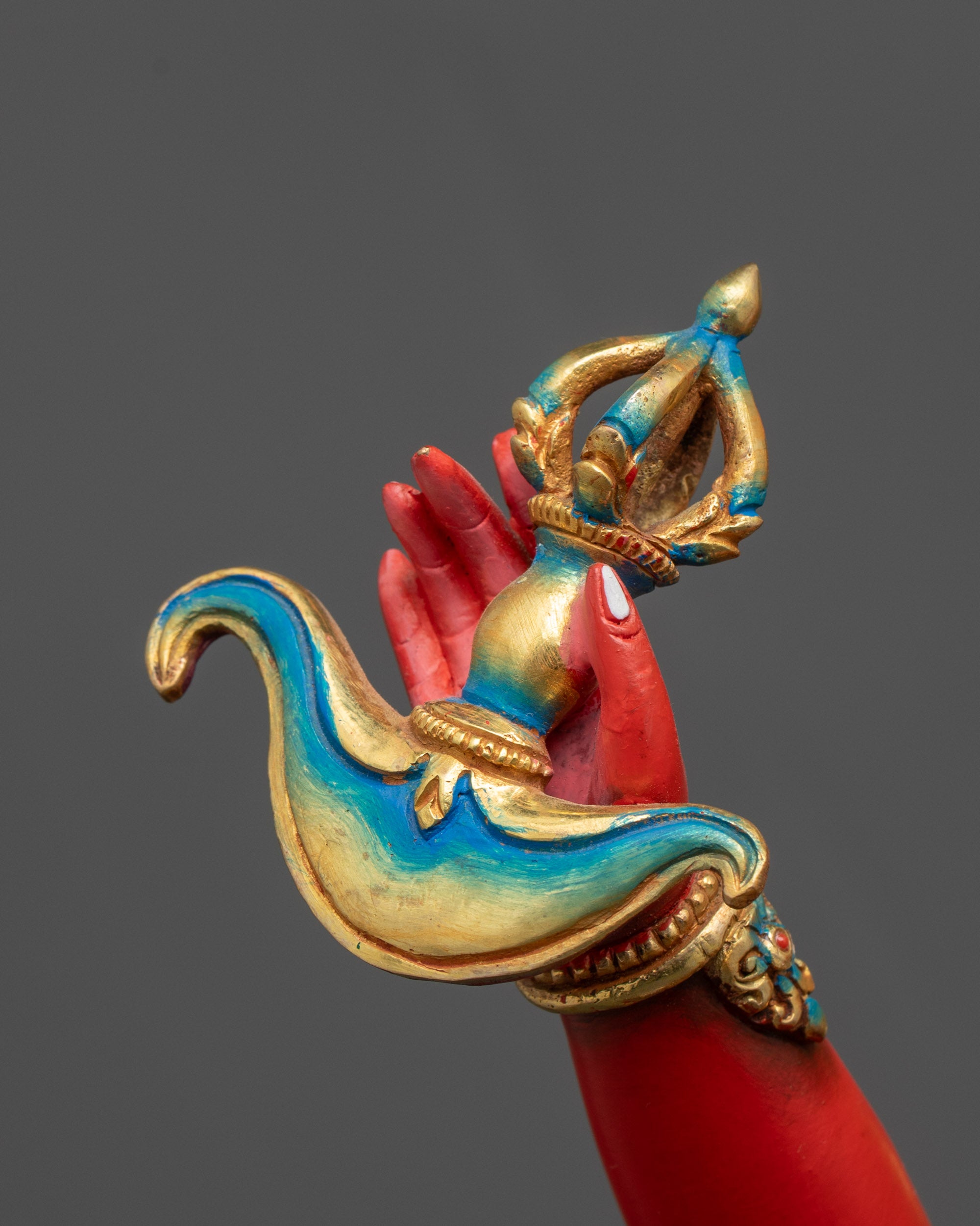 Premium Dorje Phagmo Sculpture | Nepalese Lost-Wax Copper Artwork