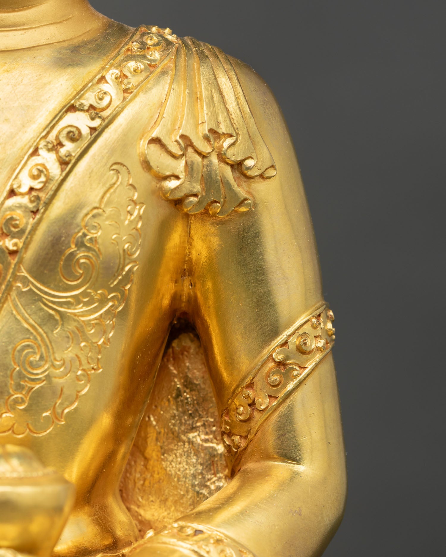 Tibetan Buddha Shakyamuni Statue | Handcrafted in Nepal