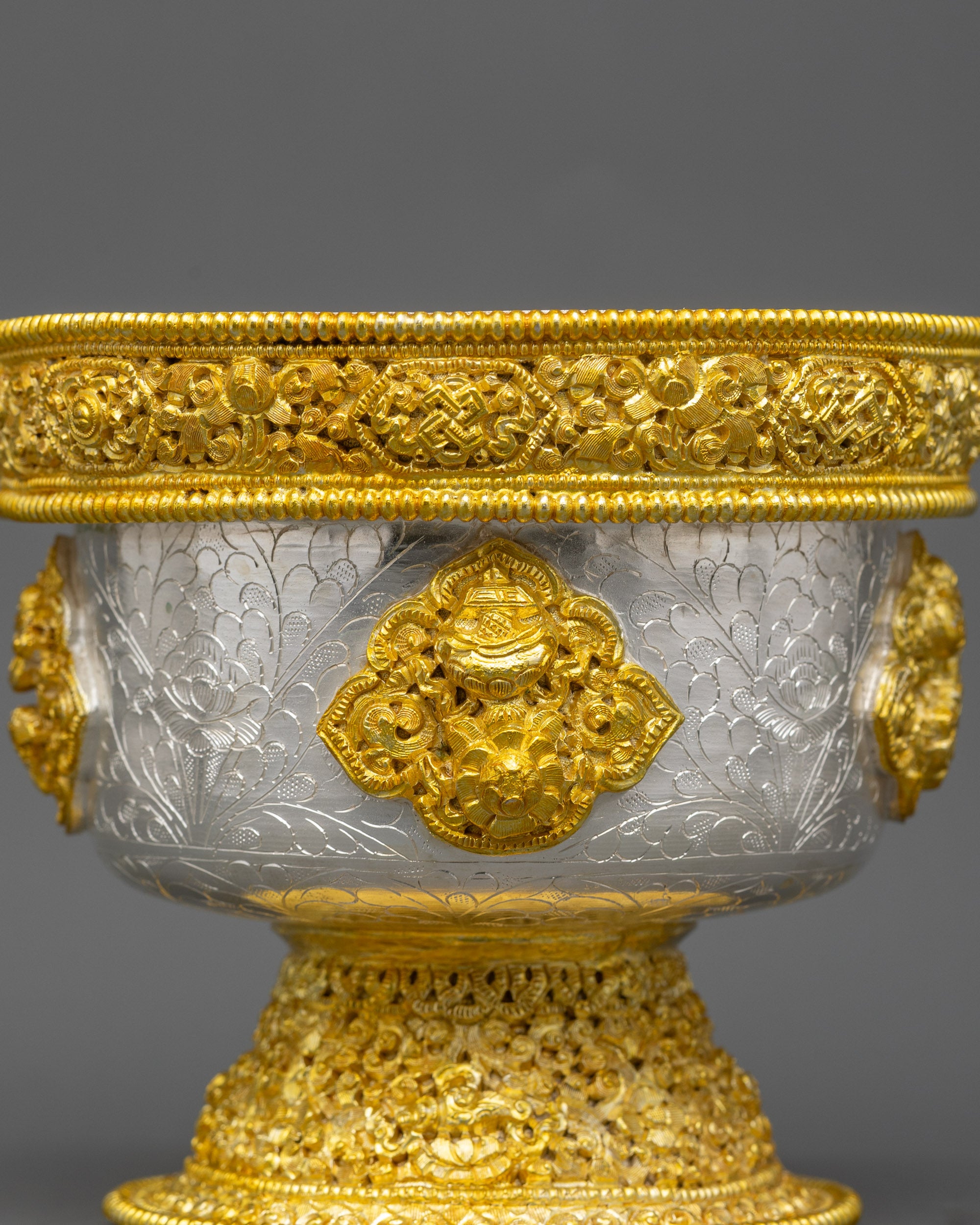 Sacred Water Offering Bowl | Traditional Tibetan Ritual Accessory