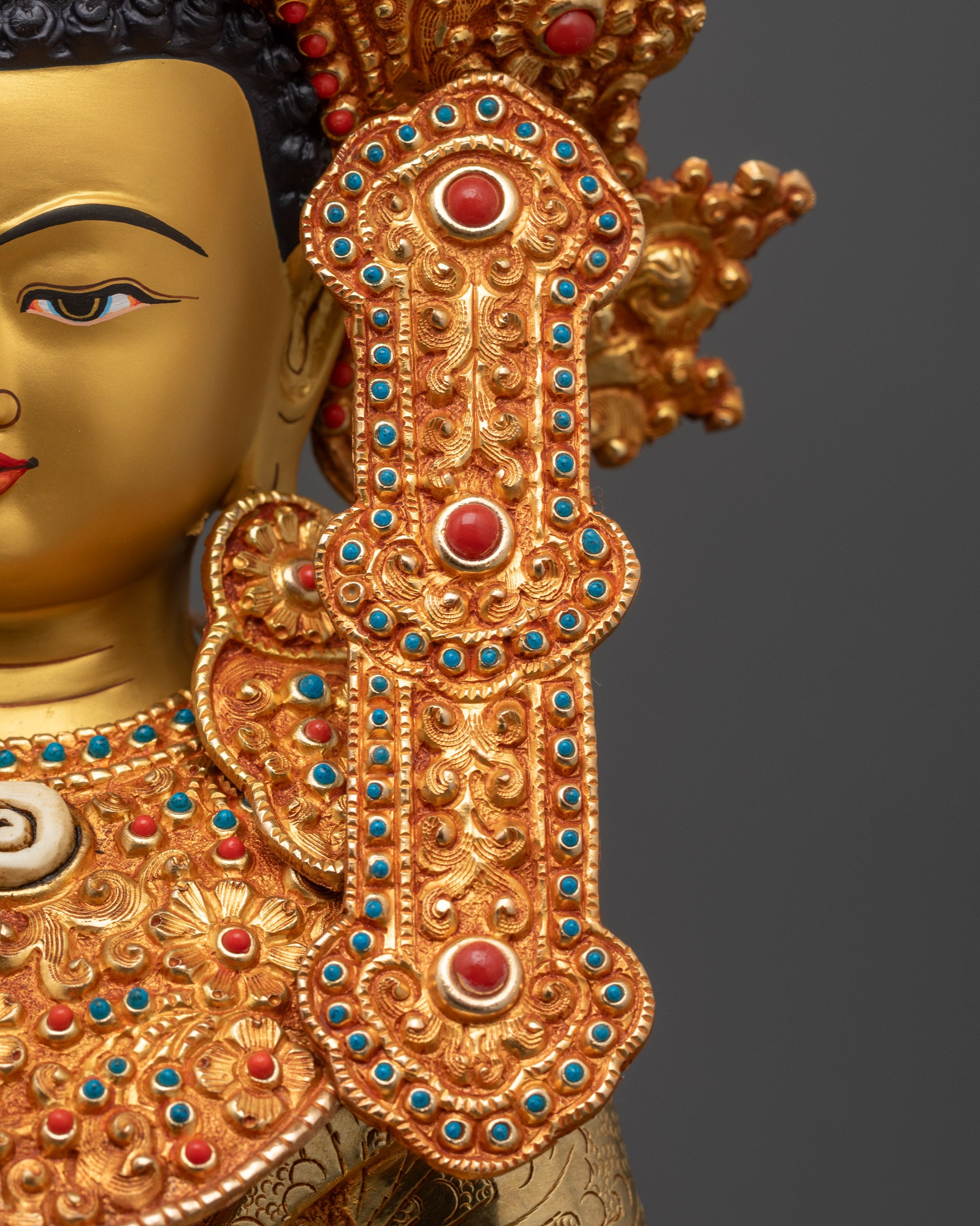 Majestic Jowo Shakyamuni Buddha Statue | Nepalese Buddhist Art