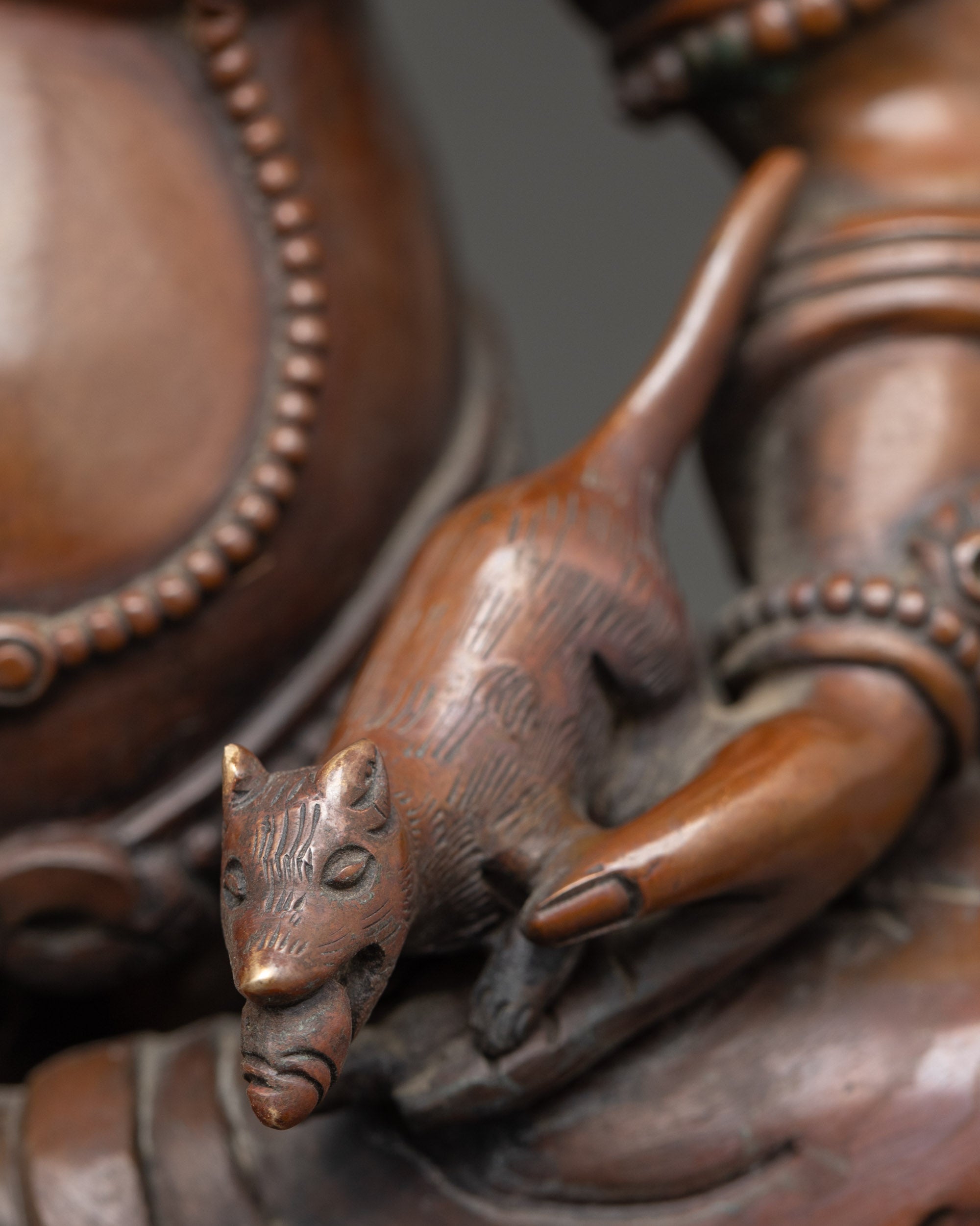 Dzambhala Statue | Handcrafted Nepalese Deity of Wealth & Prosperity