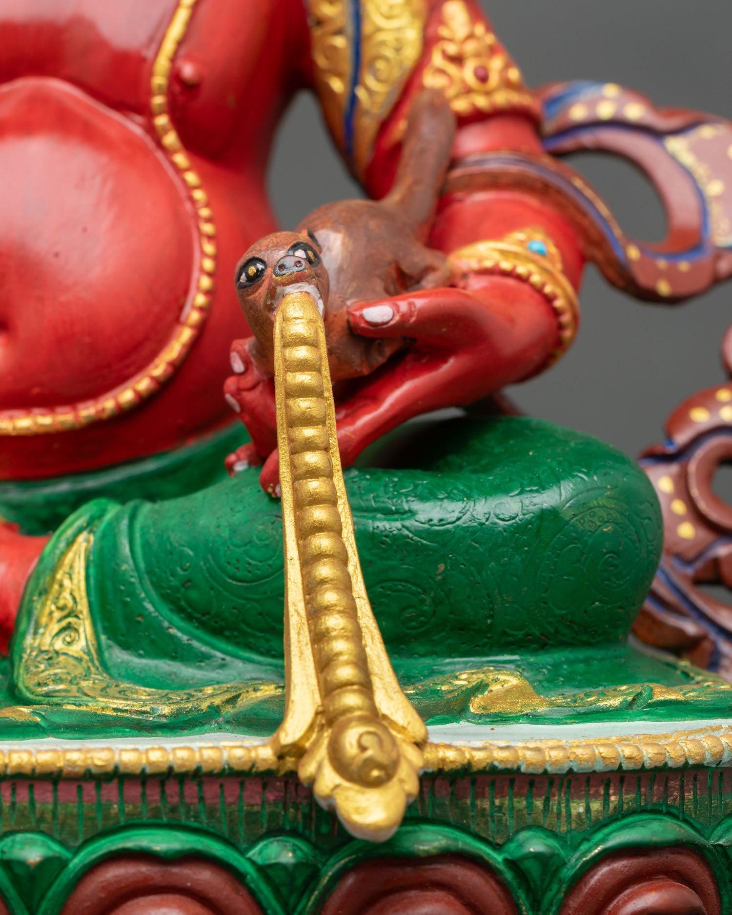 Handcrafted Dzambhala Statue – Buddhist God of Wealth