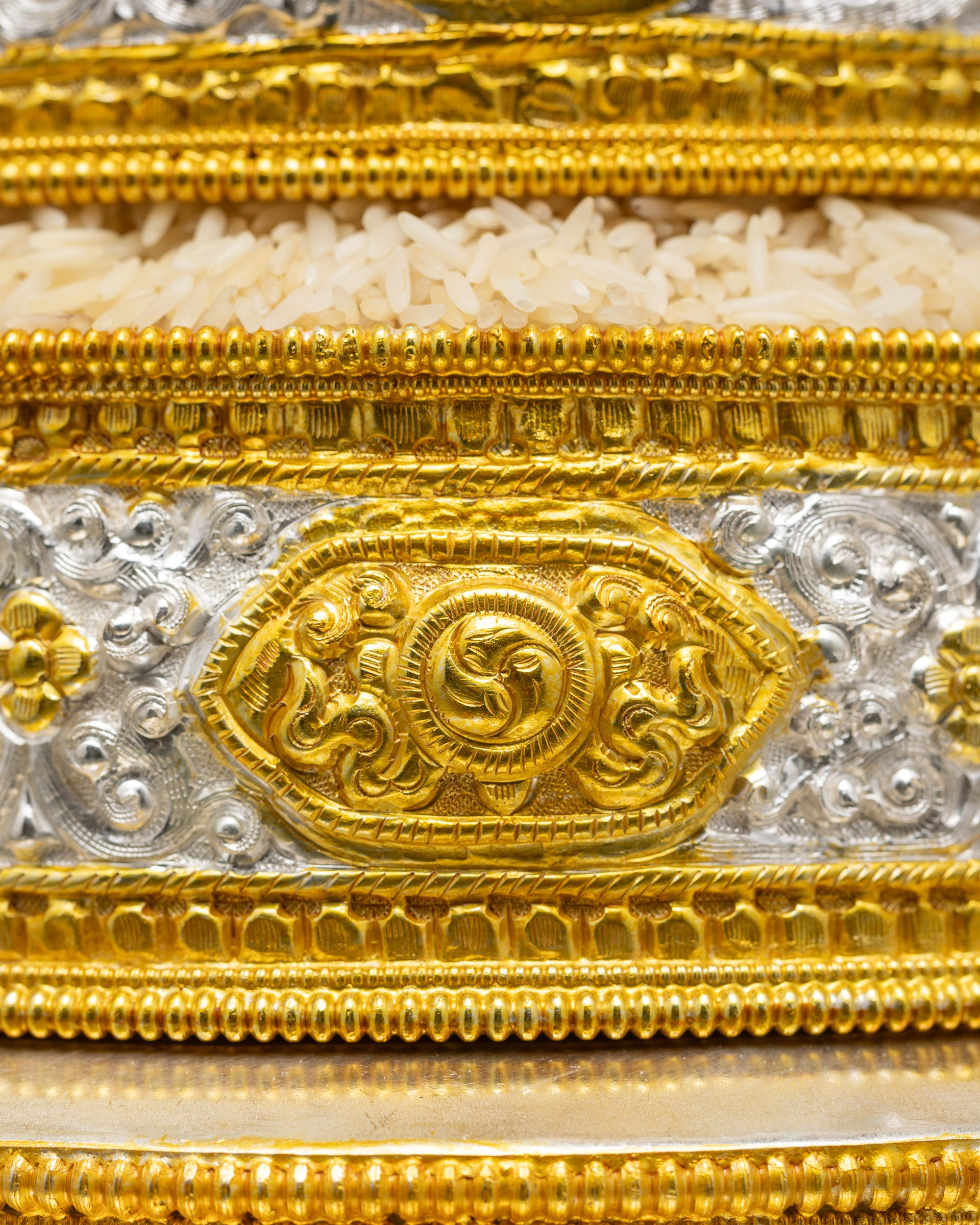 8-Inch Buddhist Mandala Offering Set | Ritual Mandala for Altars