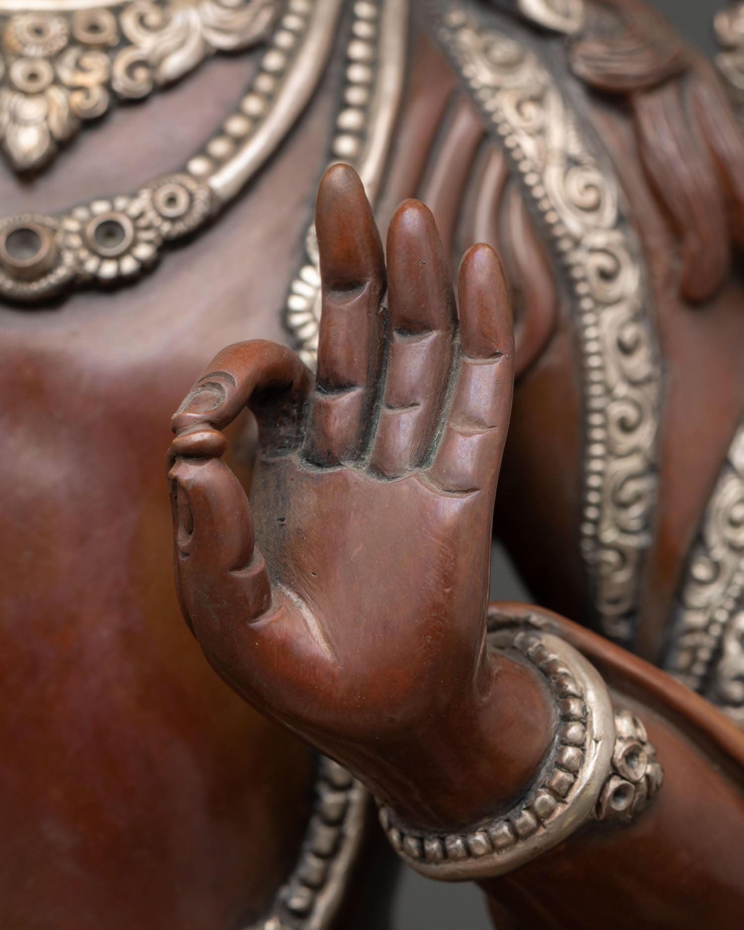 Exquisite Manjushree Sculpture – Traditional Newari Craftsmanship