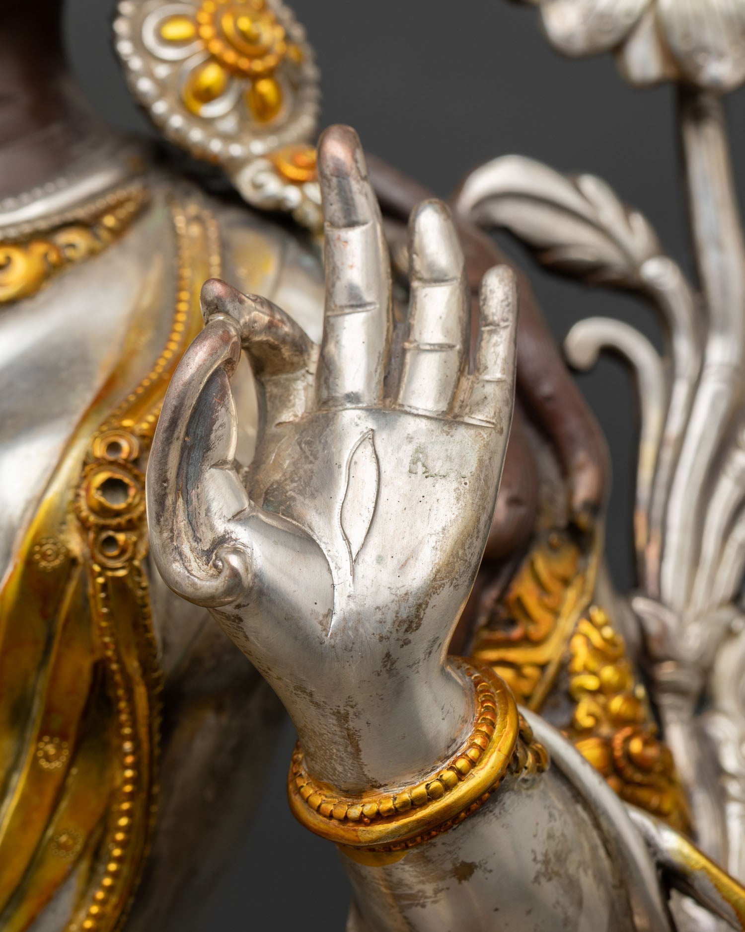 Handcrafted White Tara Statue – Goddess of Longevity & Peace