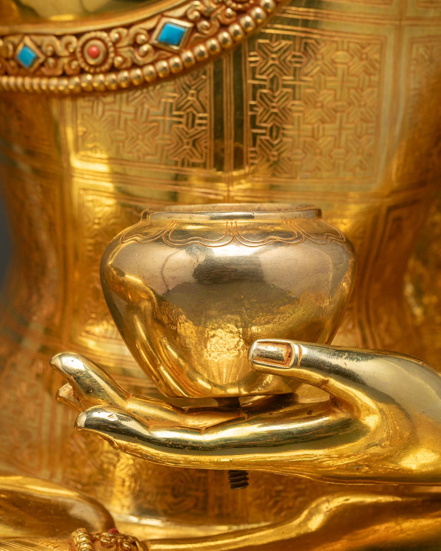 Life-Size Shakyamuni Buddha Statue | Handmade in Nepal