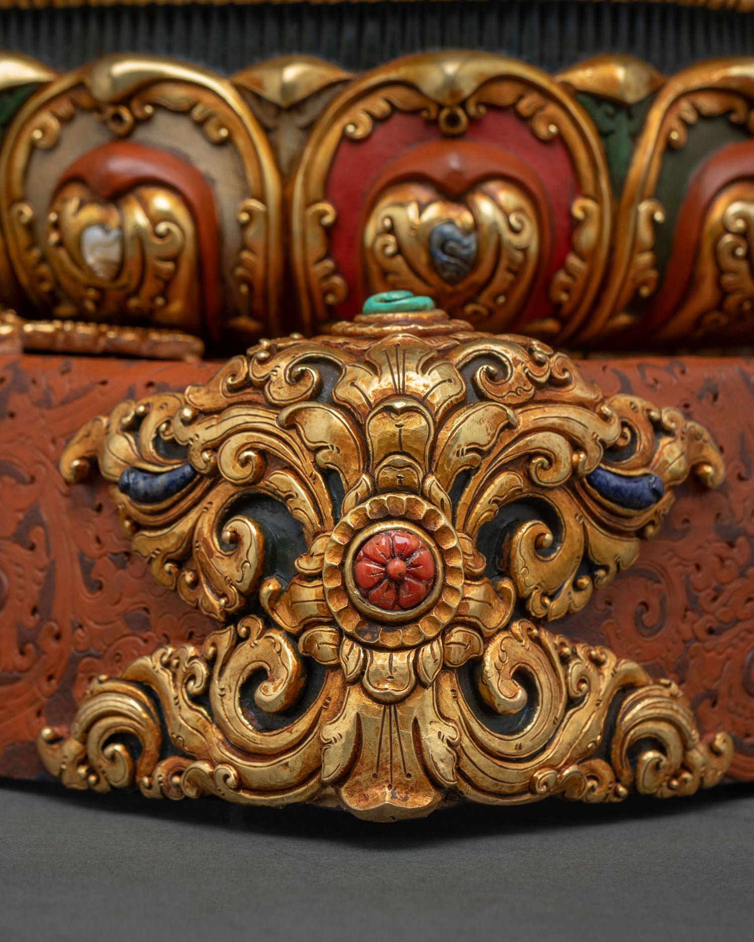 Vibrant Dzambhala Statue | The Guardian of Wealth and Fortune