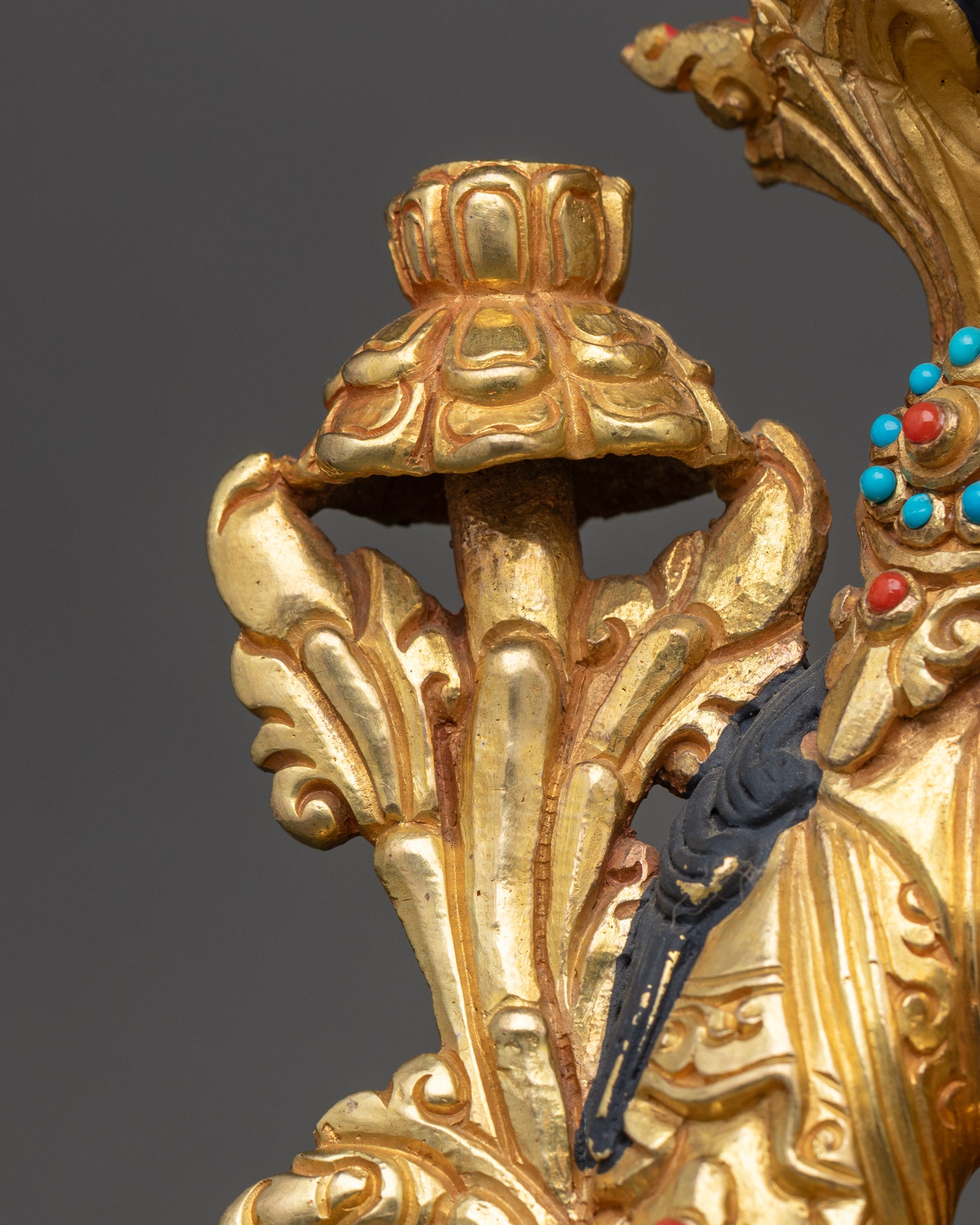 Nepalese Deity White Tara Statue- The Female Buddha