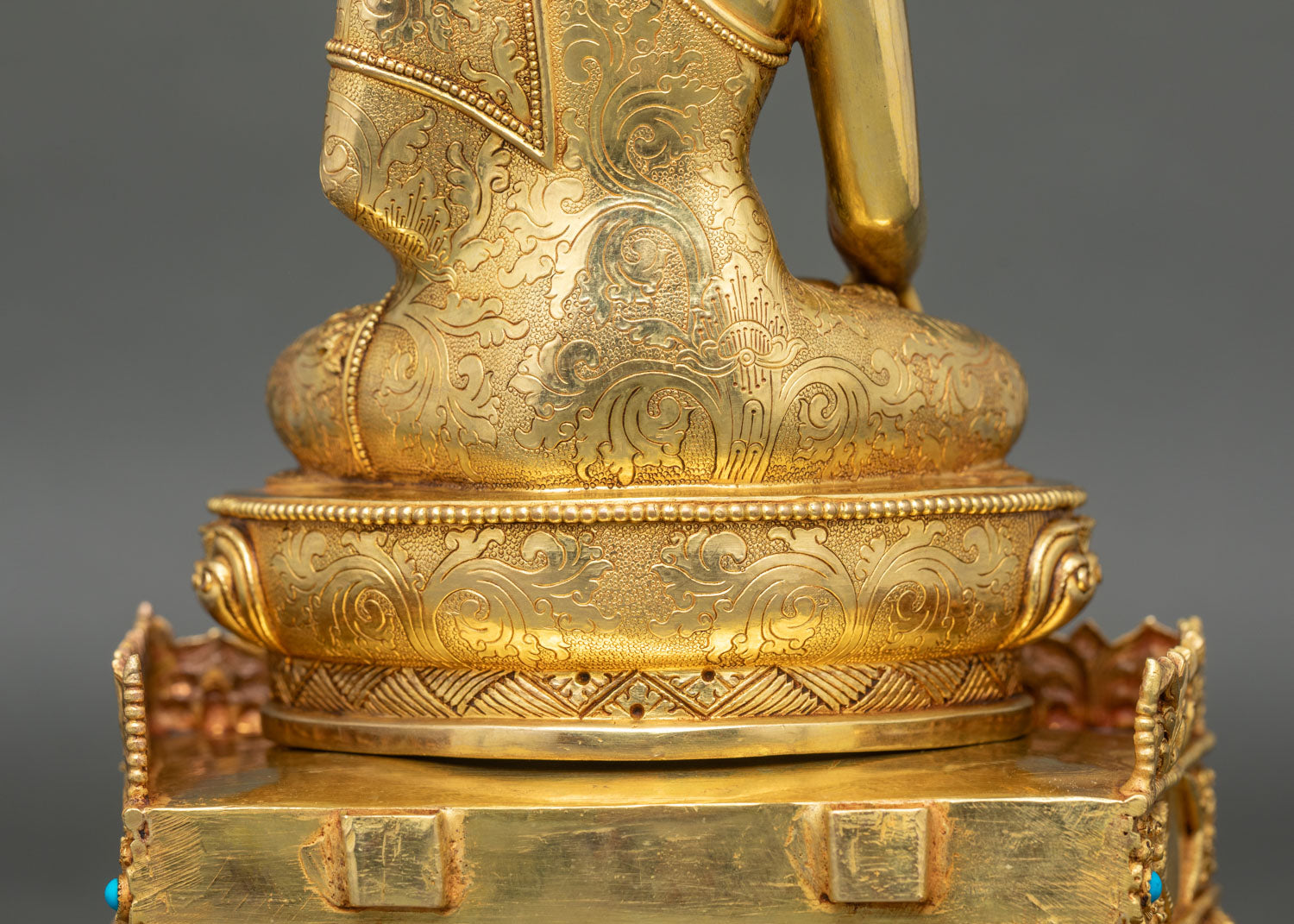 Enthroned Shakyamuni Buddha Statue | Handcrafted in Nepal