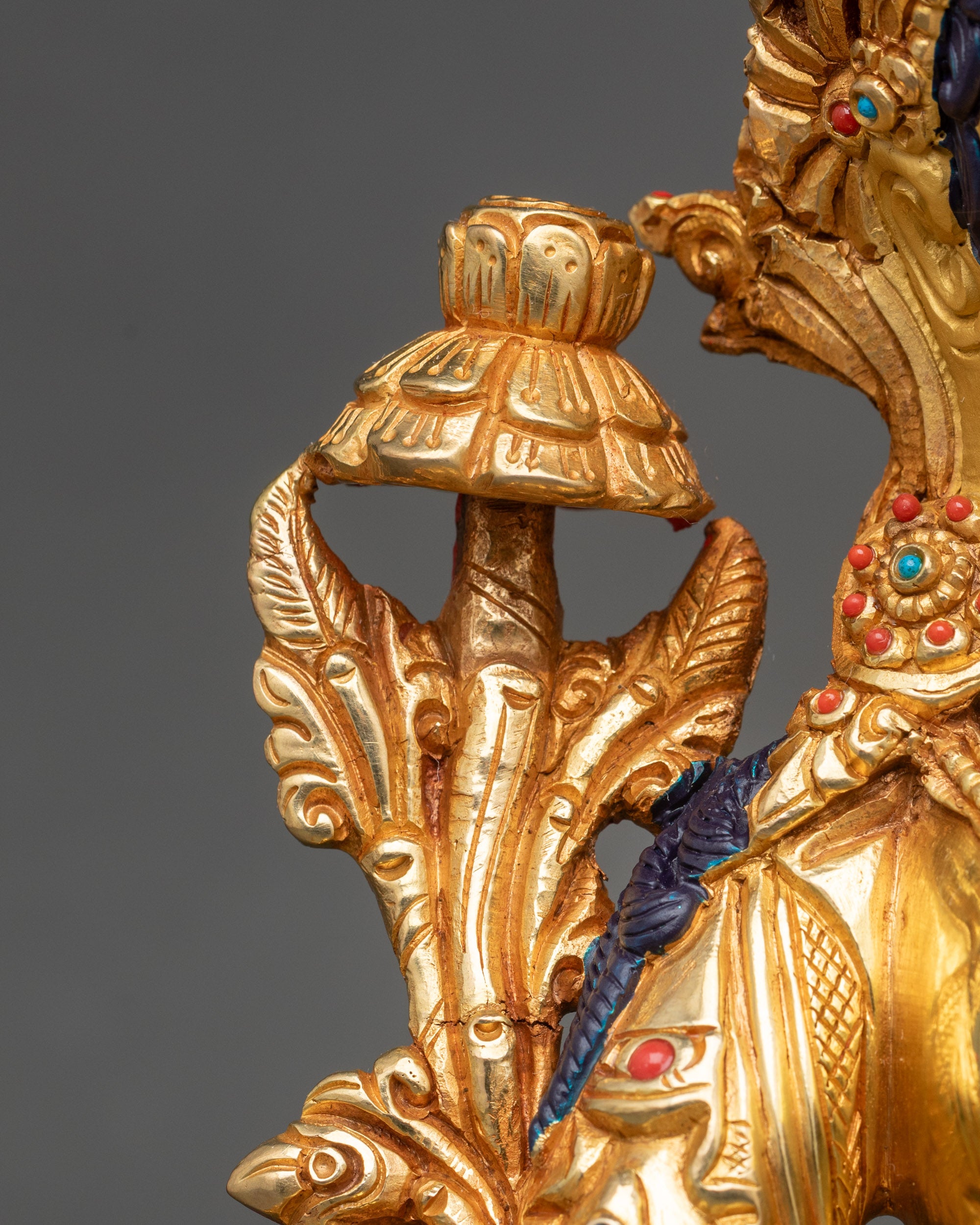 Goddess Green Tara Statue | Traditional Nepali Craftsmanship