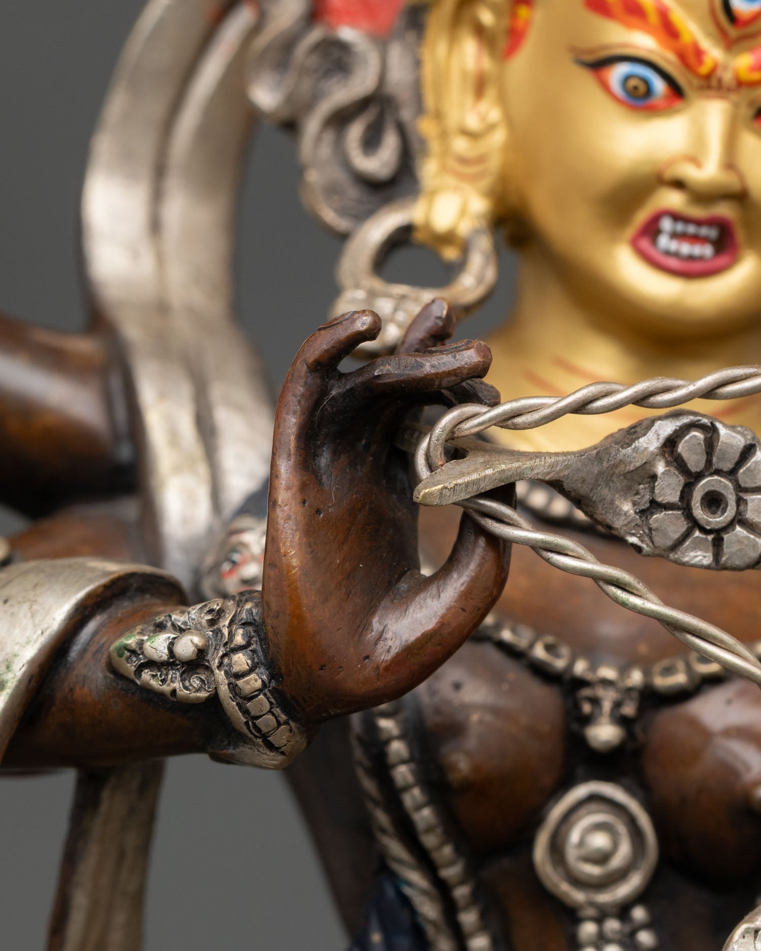 Oxidized Kurukulla Statue | Lost-Wax Copper Buddhist Sculpture