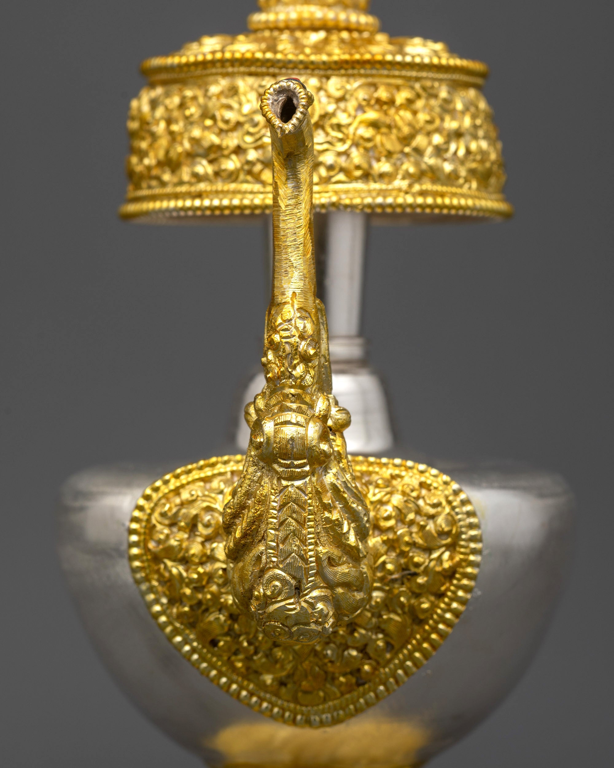 Traditional Tibetan Bhumba | Handcrafted Himalayan Offering Vessel