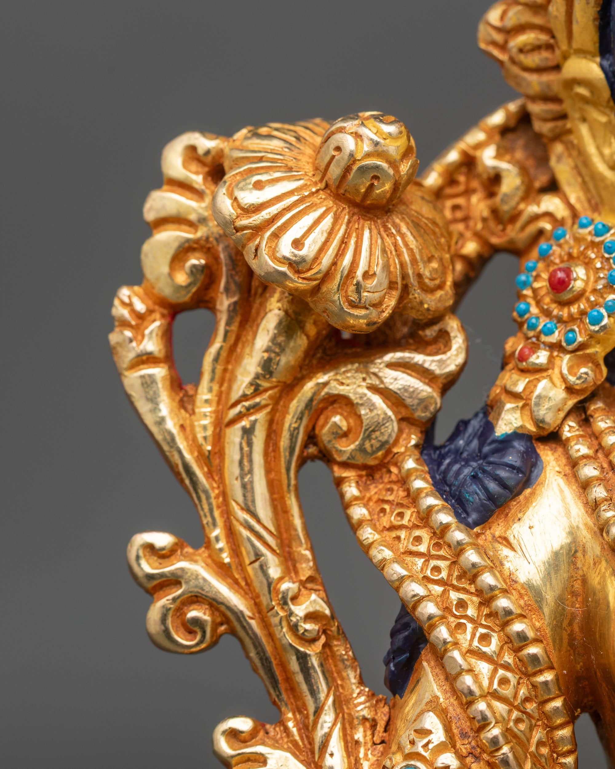 Handcrafted Green Tara Statue for Spiritual Growth and Inner Peace