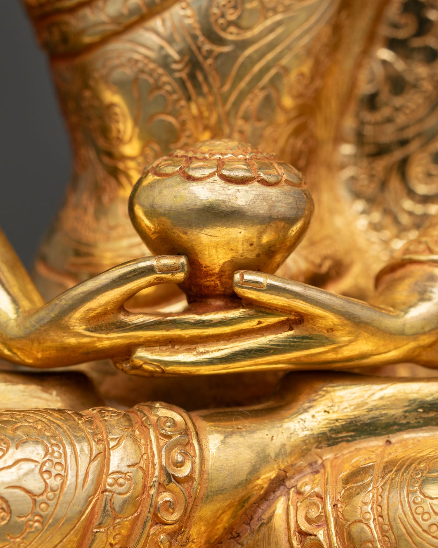 Amitabha Buddha Statue | Handmade Himalayan Copper Art
