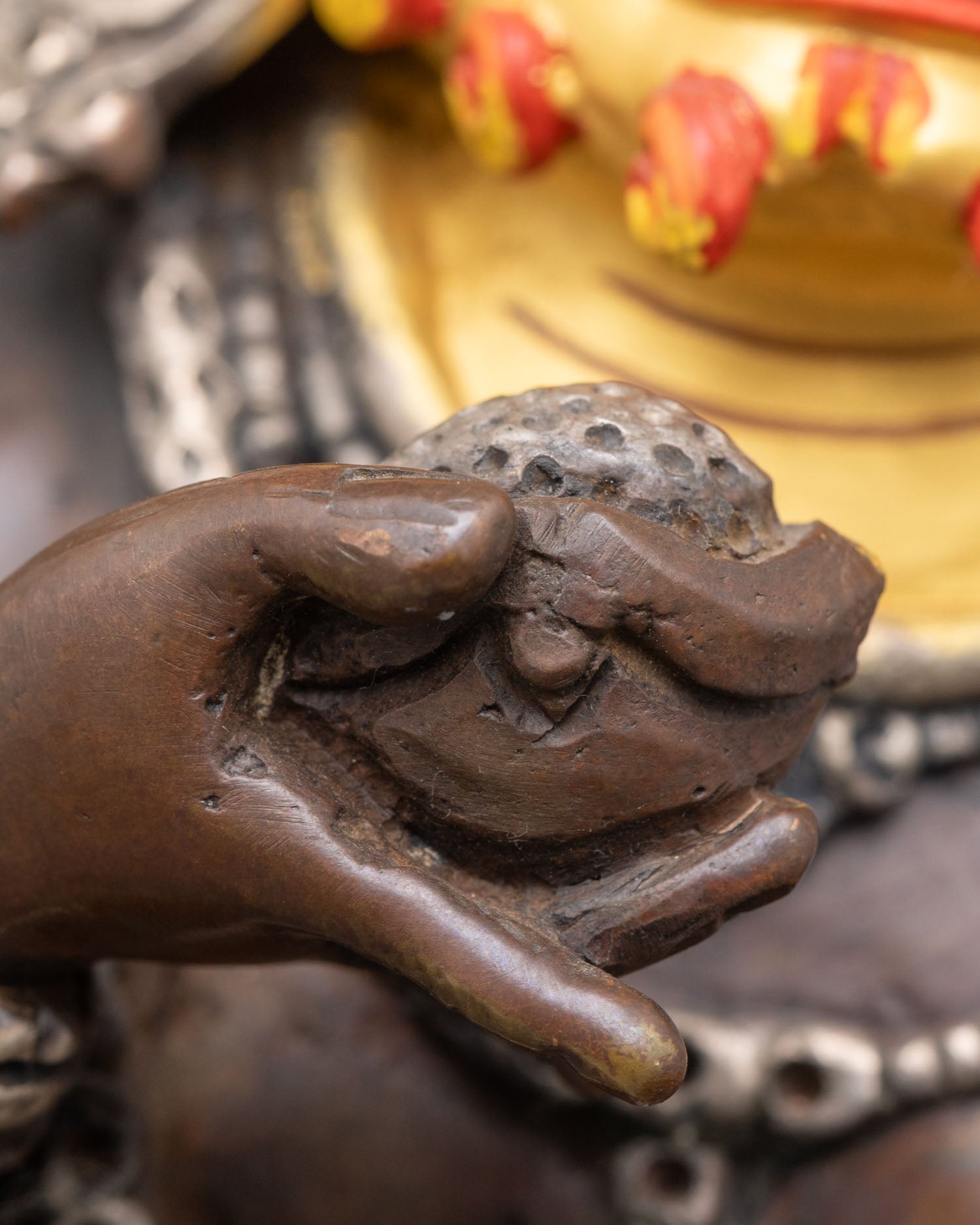 Black Dzambhala Statue | Handcrafted Nepalese Artwork