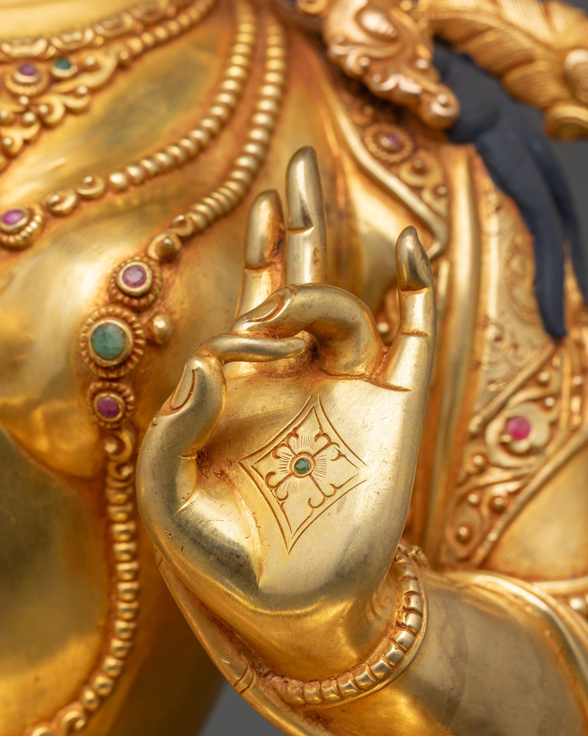 Green Tara Statue for Home Altar | Buddhist Compassionate Goddess