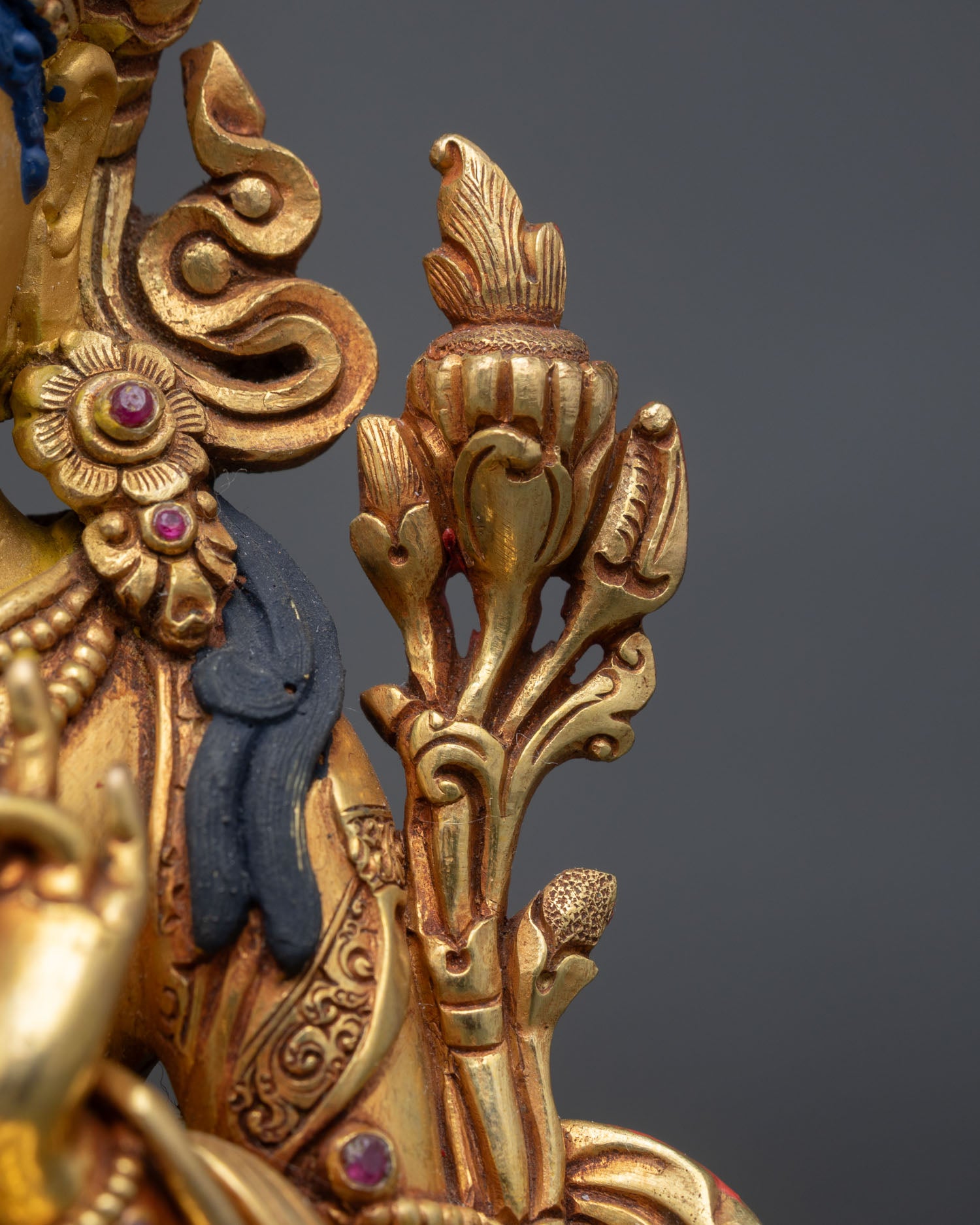 Holy Green Tara Statue | Artisan Crafted Buddhist Sculpture