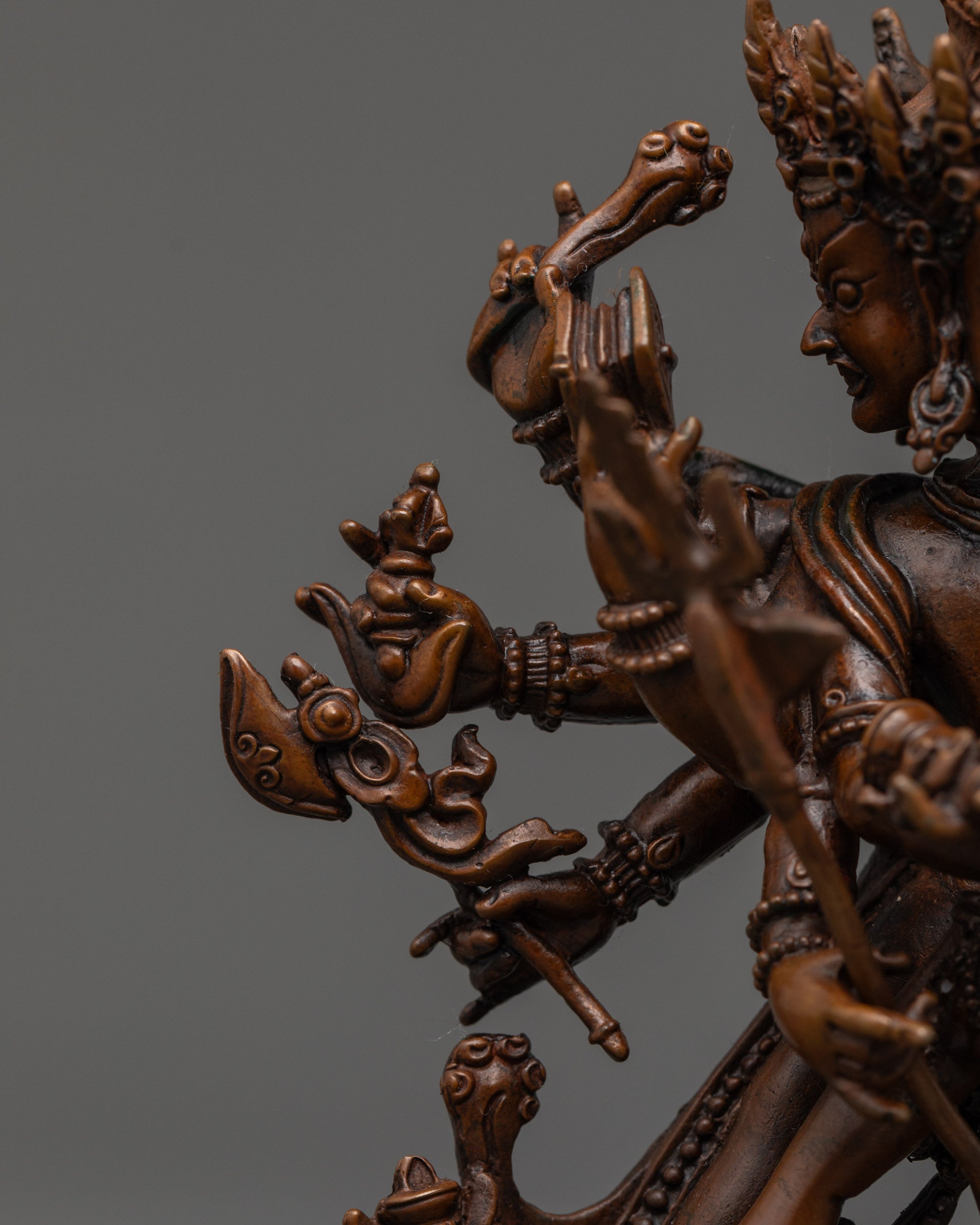 Authentic Chakrasamvara Statue | Machine-Crafted Buddhist Sculpture
