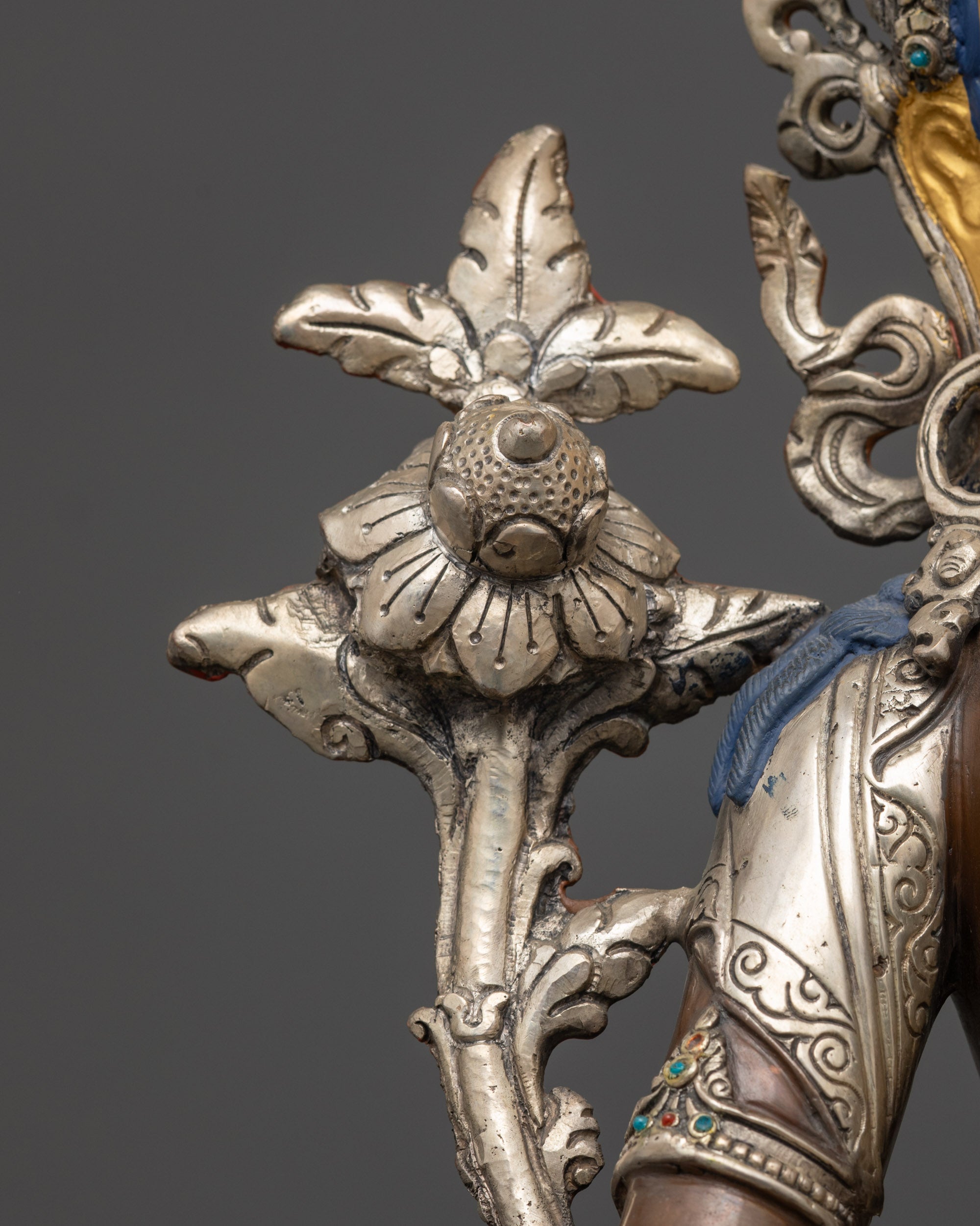 Tibetan White Tara (Sapta Lochani) Statue – Meditation & Altar