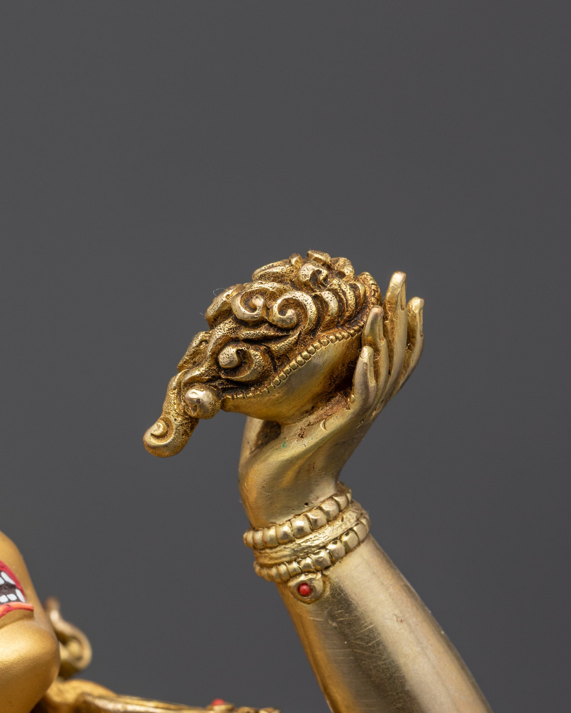 Transcendent Vajrayogini Statue | 24K Gold-Gilded Tantric Goddess