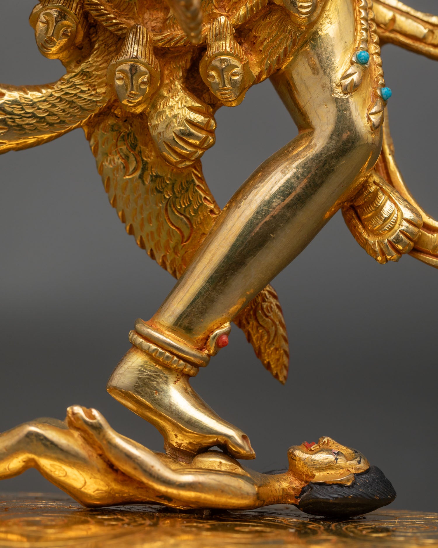 Troma Nagmo Statue – Tibetan Black Wrathful Mother