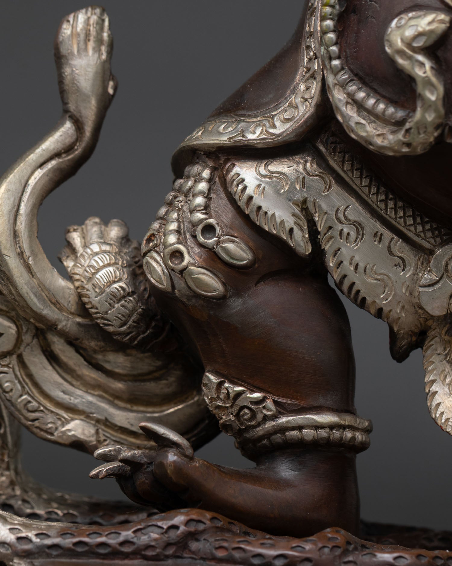 Handmade Trakpo Sumtril Statue | Tibetan Spiritual Artwork