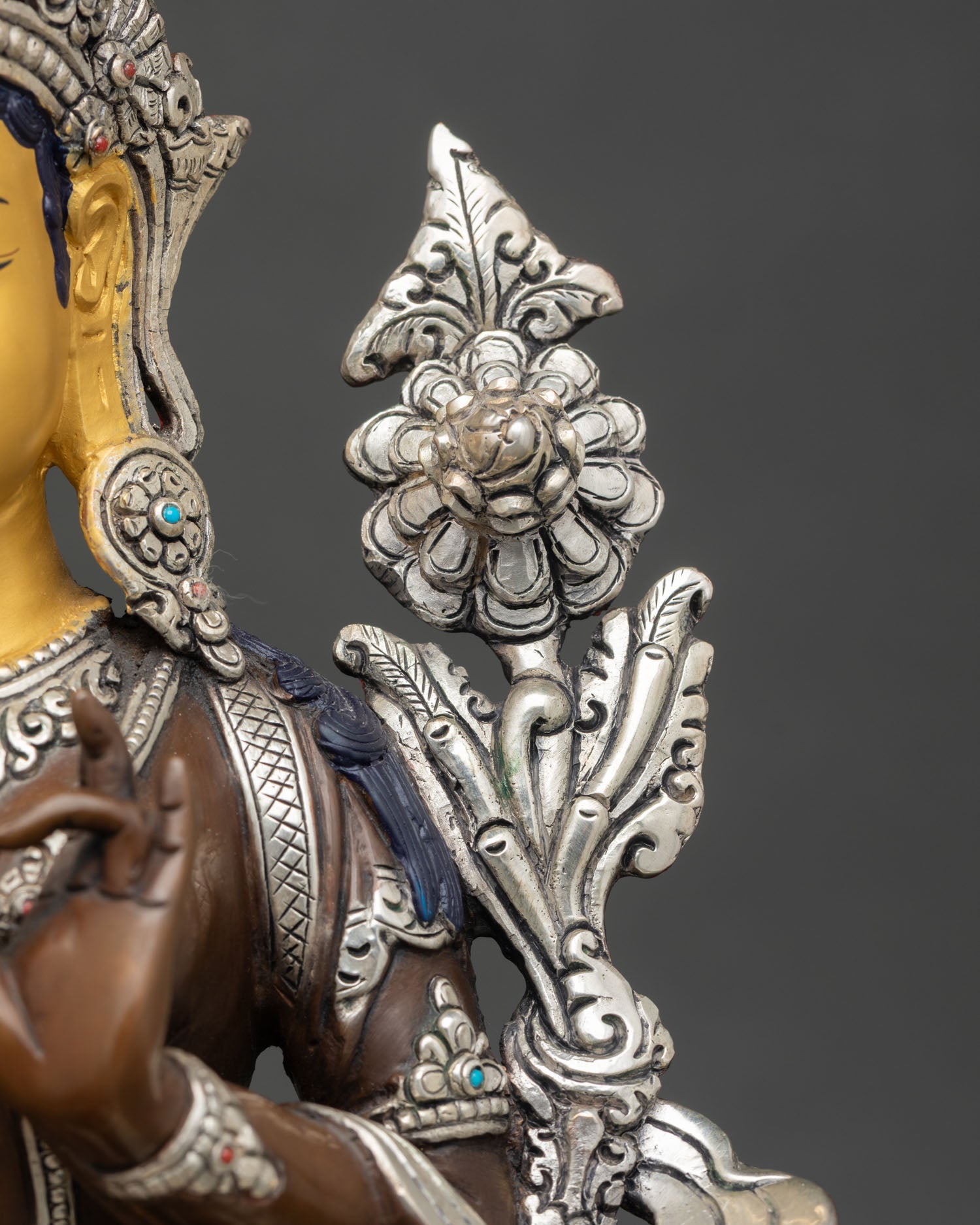 Green Tara Statue | Handmade Himalayan Buddhist Artwork