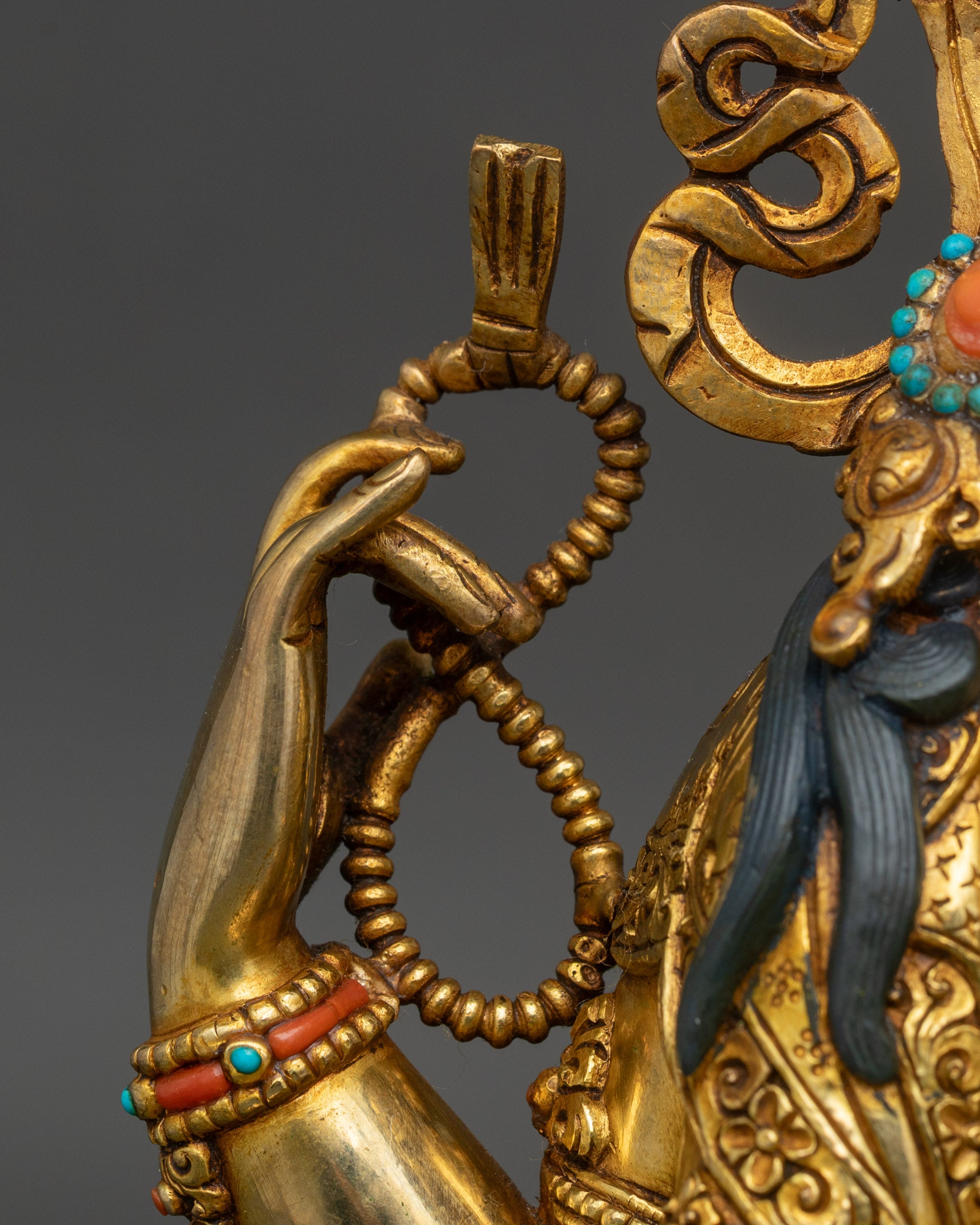 Avalokiteshvara Figurine | Handcrafted Himalayan Devotional Art