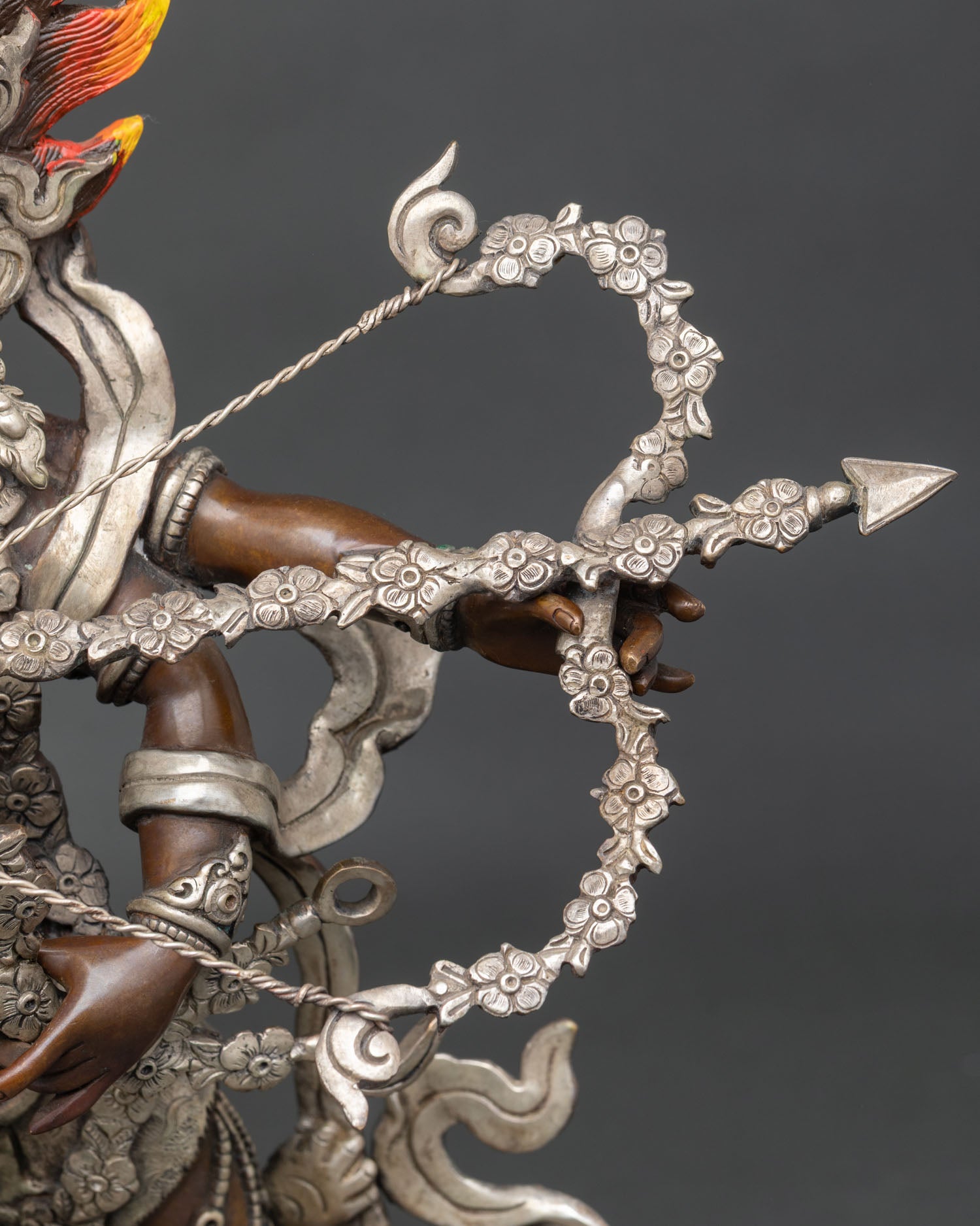 Semi-wrathful Kurukulle Statue | Empowering Tantric Goddess